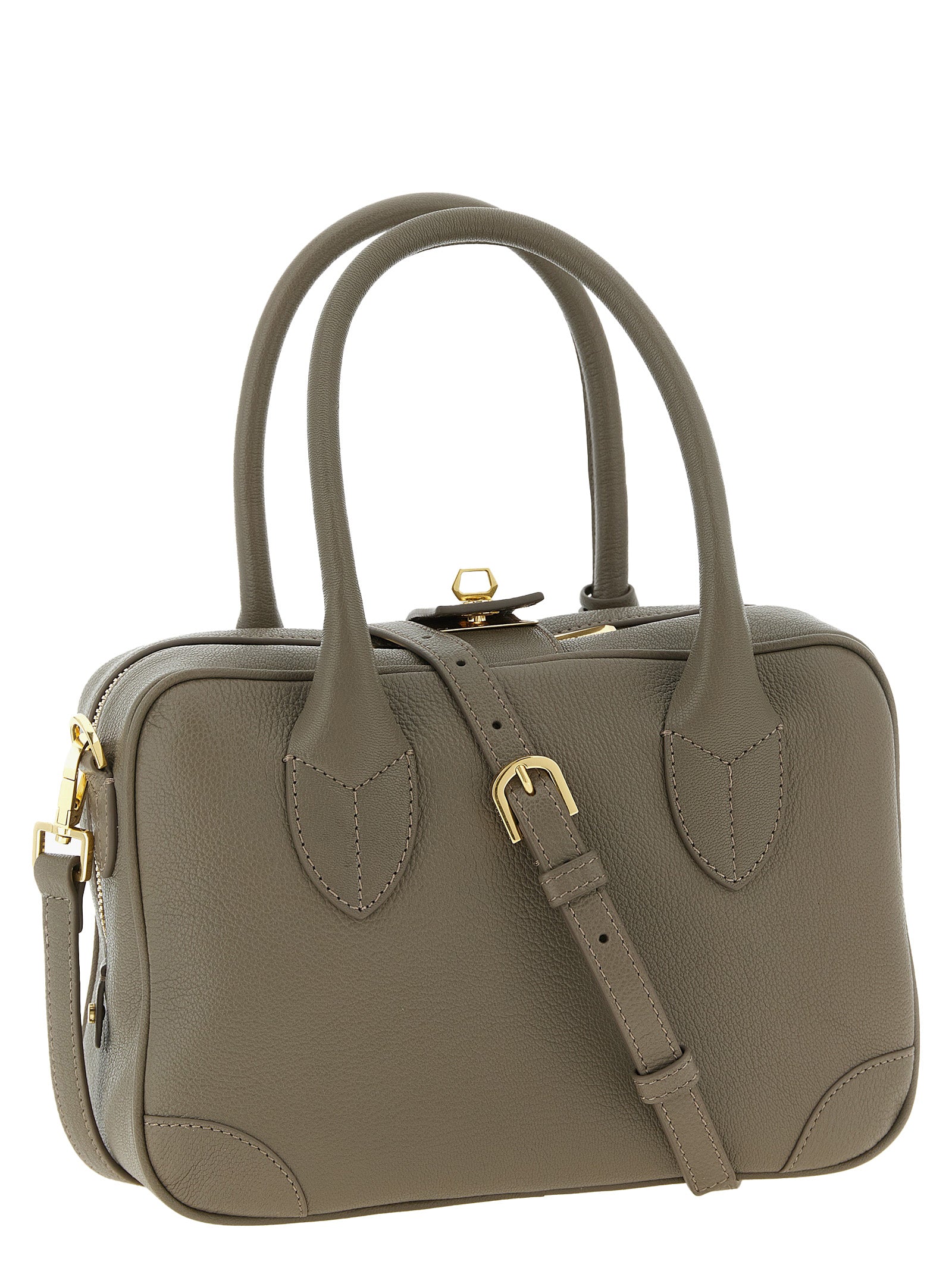 Golden Goose Green Vita Leather Handbag