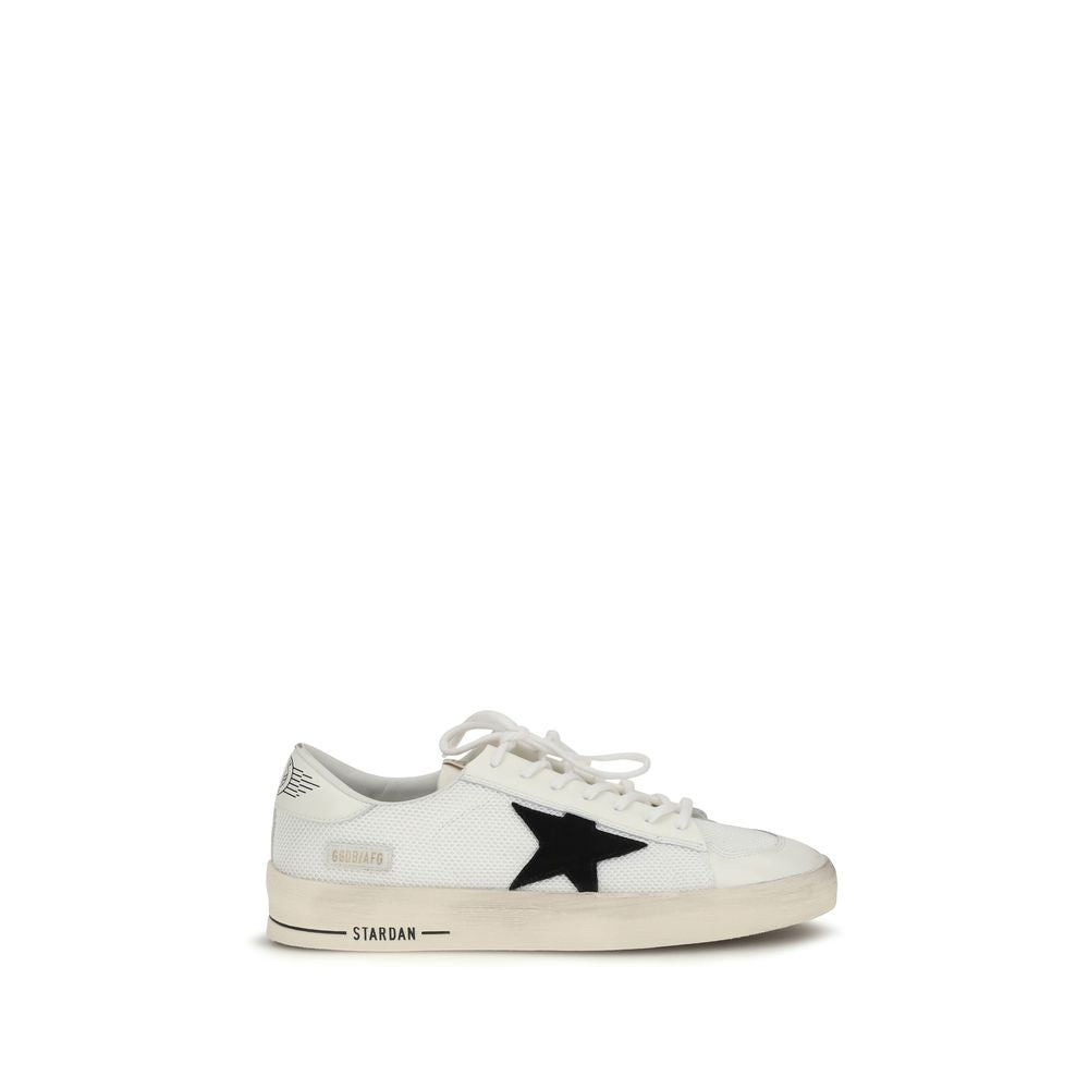Golden Goose White Calf Leather Sneakers