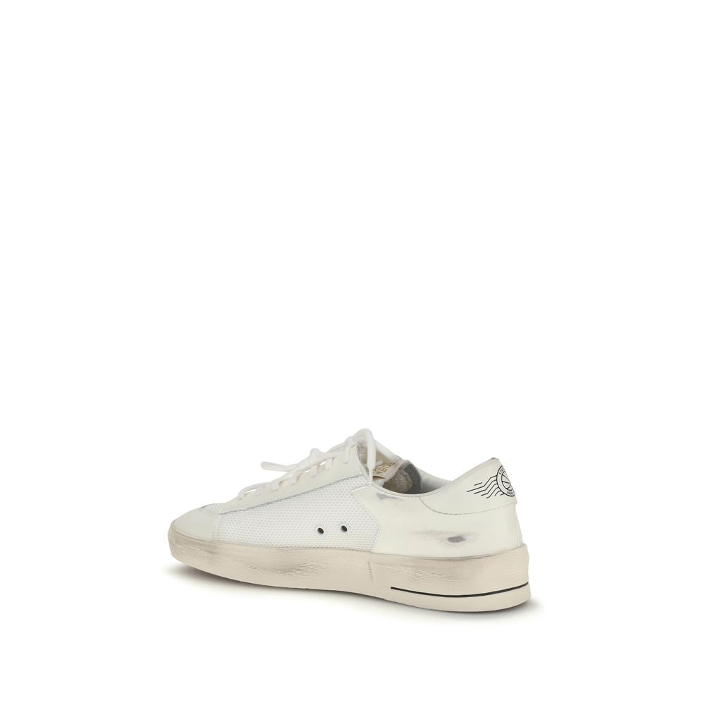 Golden Goose White Calf Leather Sneakers