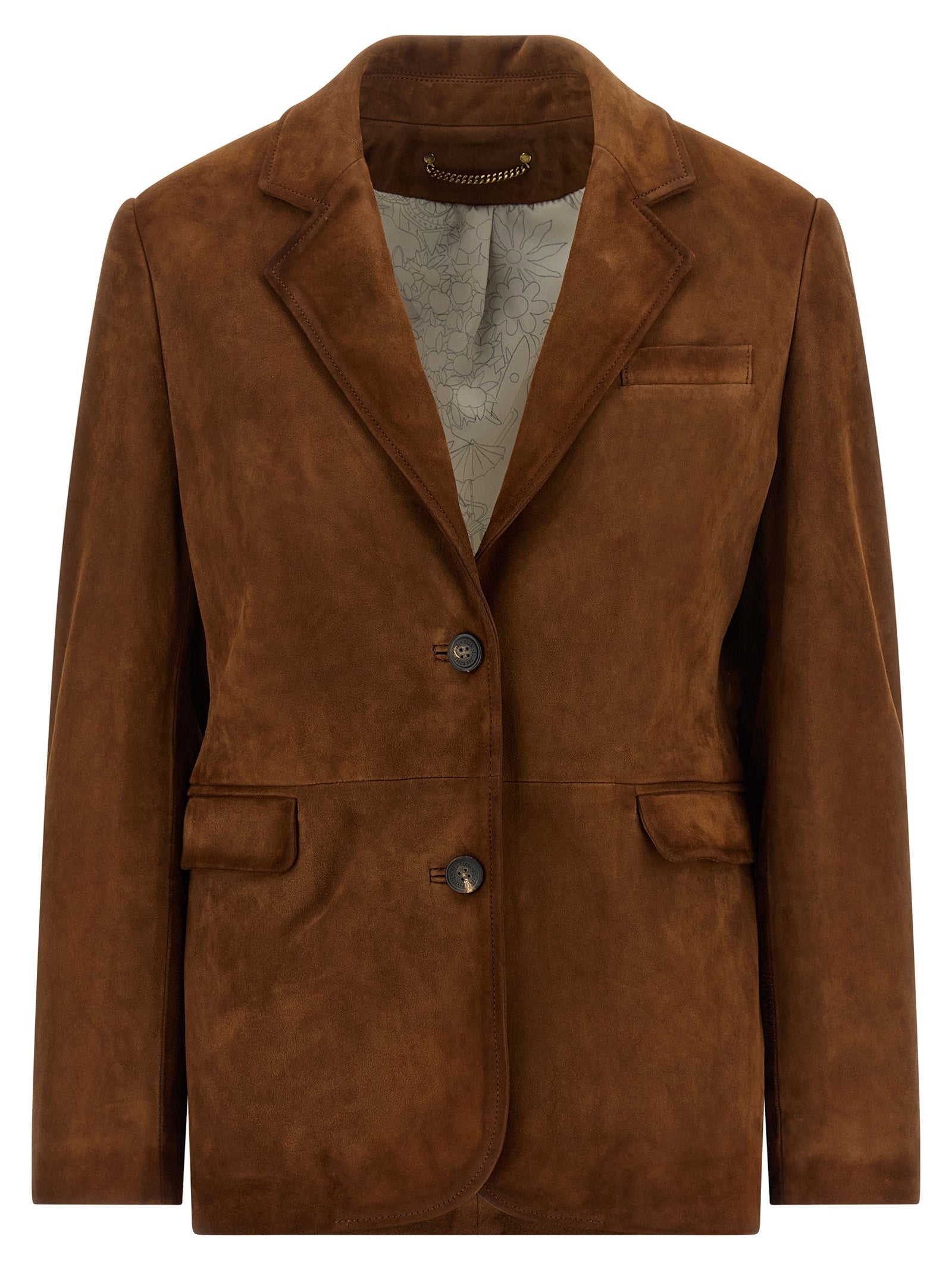 Golden Goose Brown Robyn Lambskin Jacket