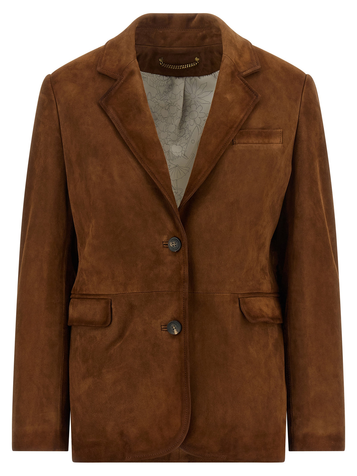 Golden Goose Brown Lamb Leather Jacket