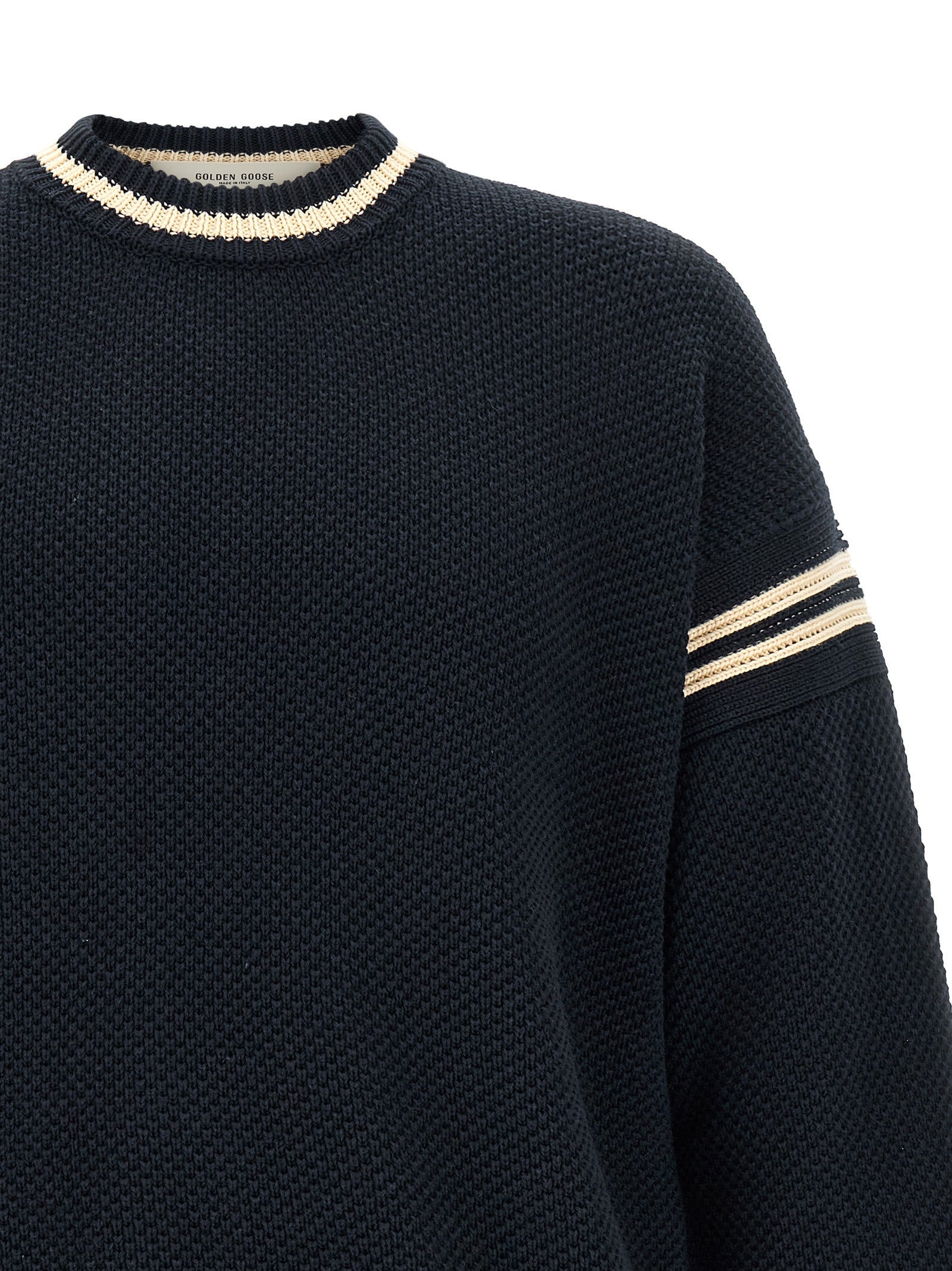 Golden Goose Blue Reynard Cotton Cardigan