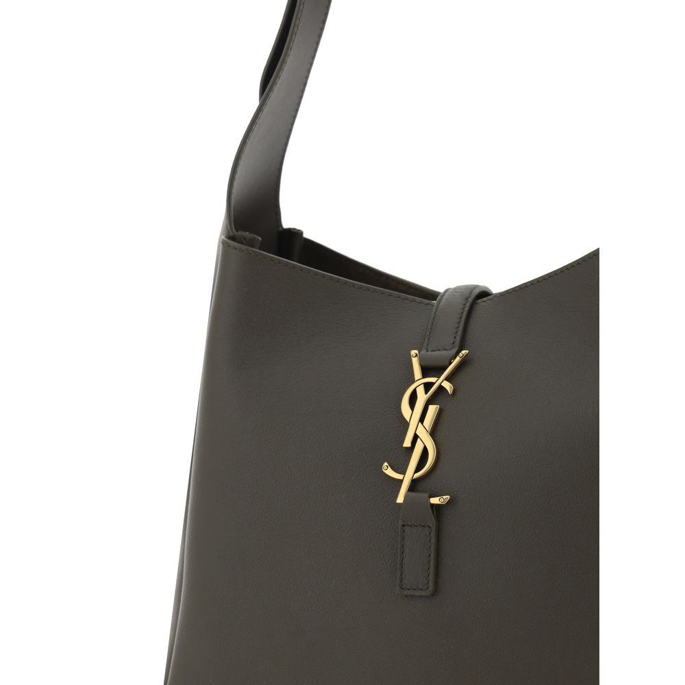 Sac à bandoulière Saint Laurent en cuir de veau bicolore Bos Taurus