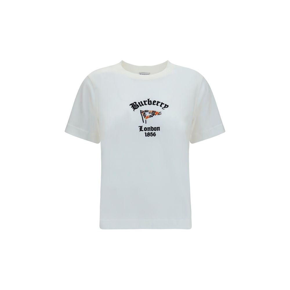 T-shirt en coton blanc Burberry