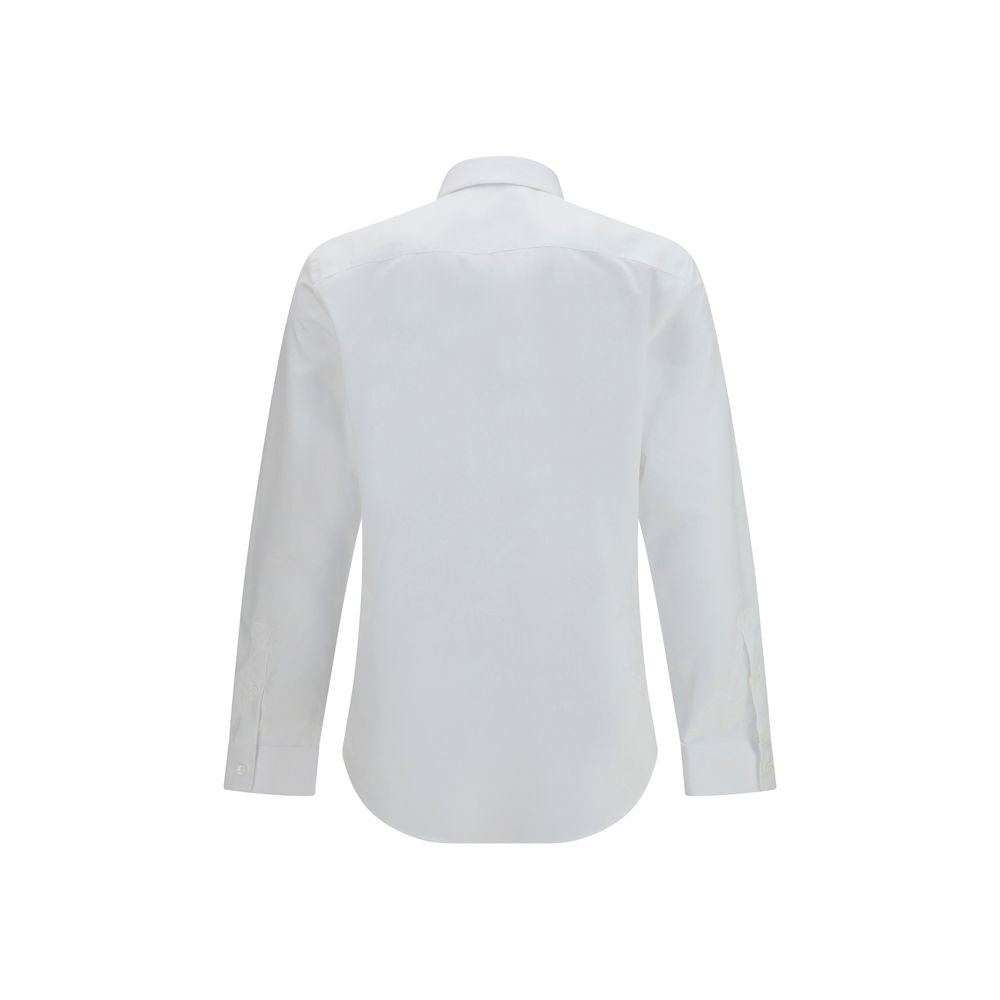 Burberry White Cotton Poplin Dress Shirt