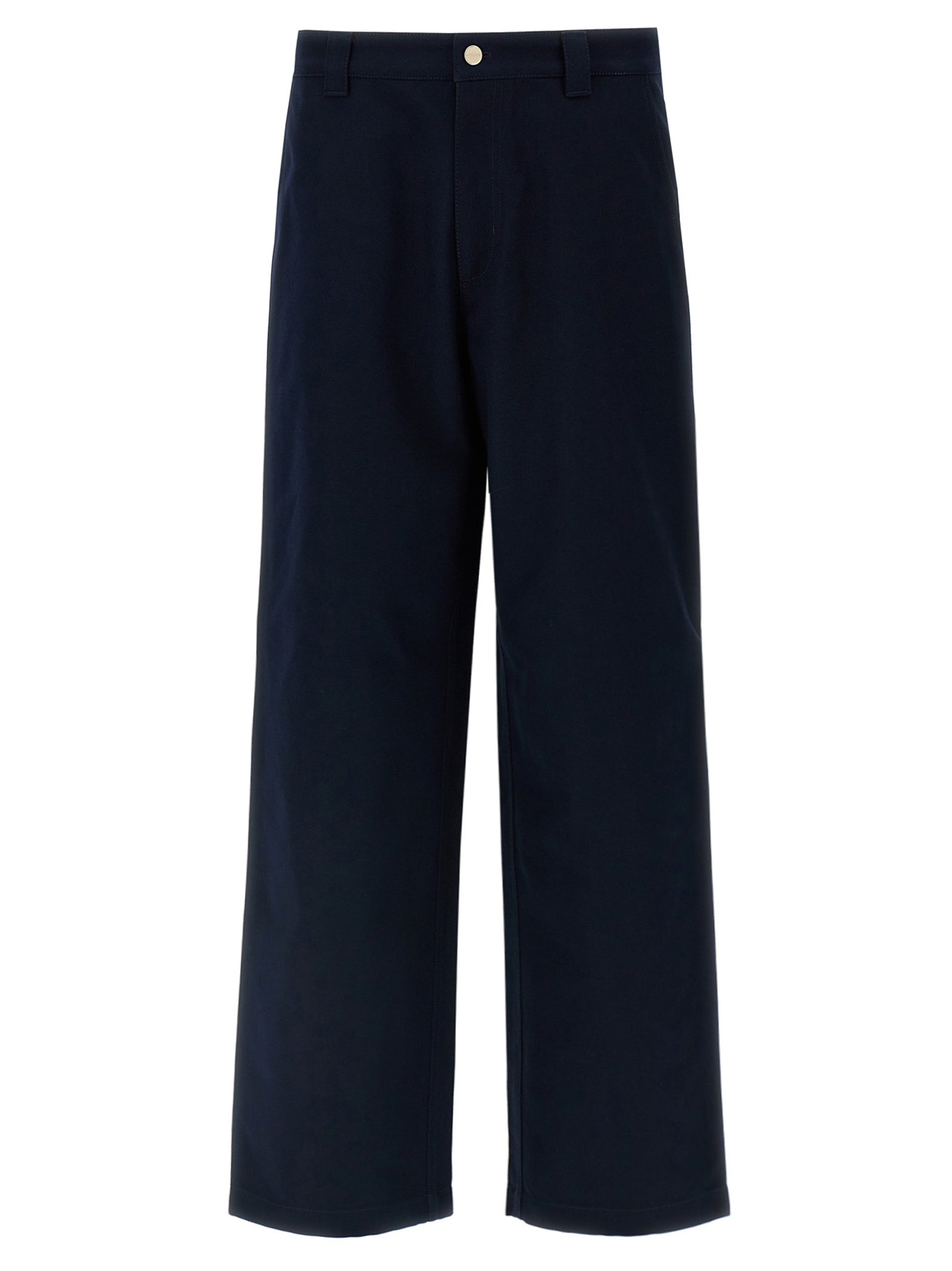 Pantalon décontracté en coton bleu Gucci
