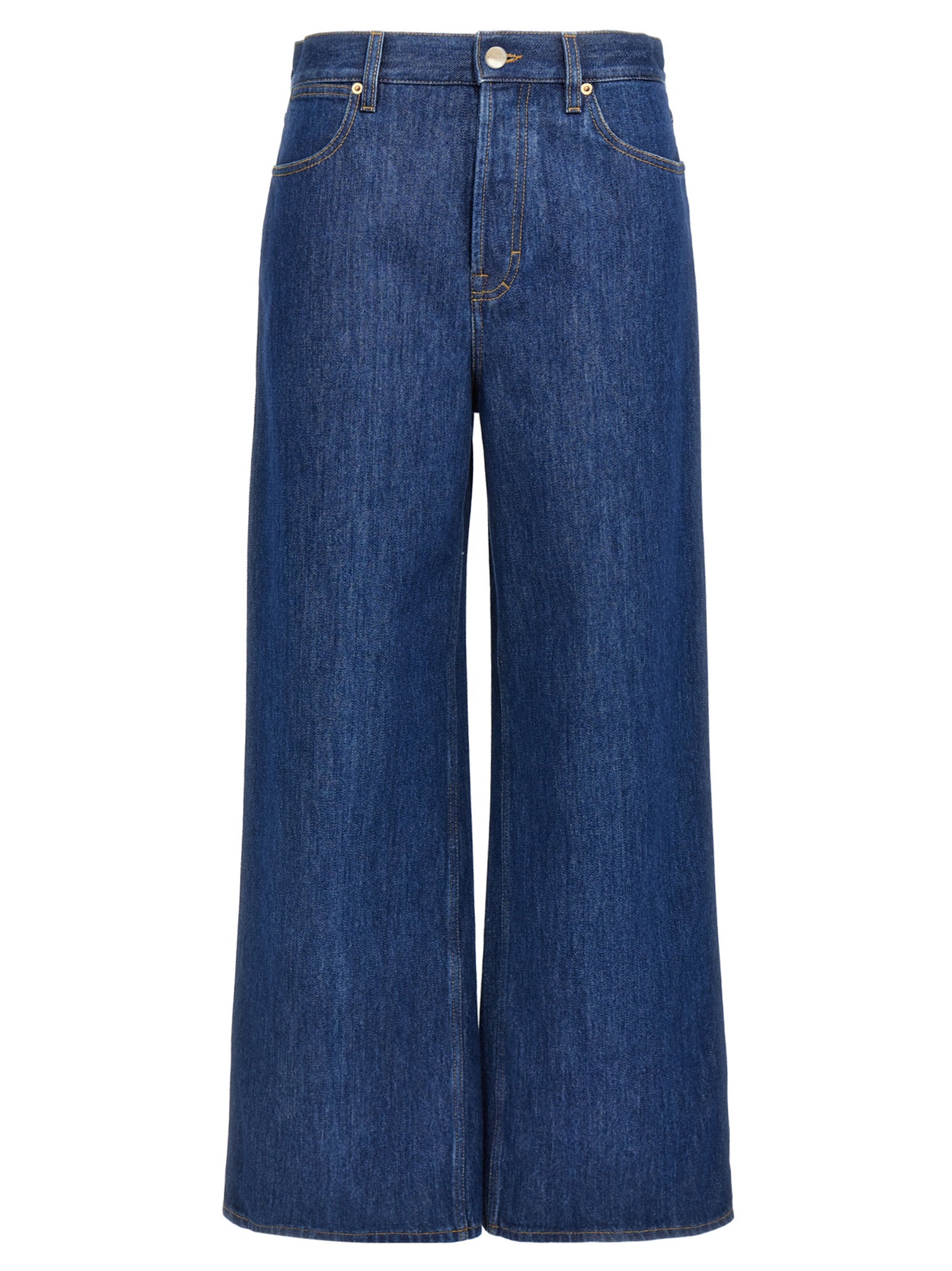 Gucci Blue Relaxed Fit Cotton Jeans