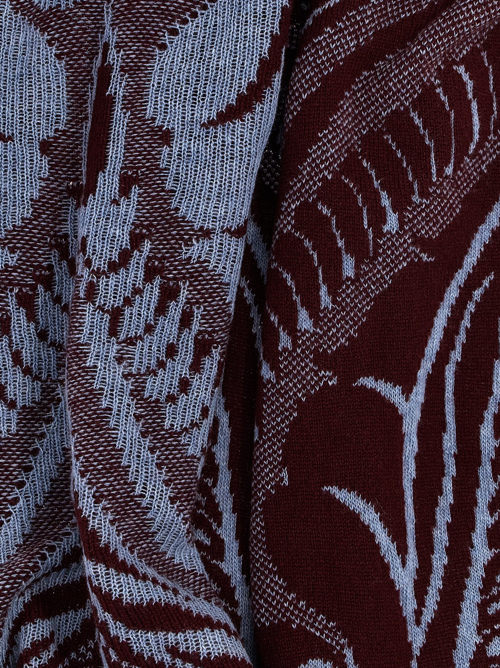 Etro Multicolor Barocco Wool Scarf
