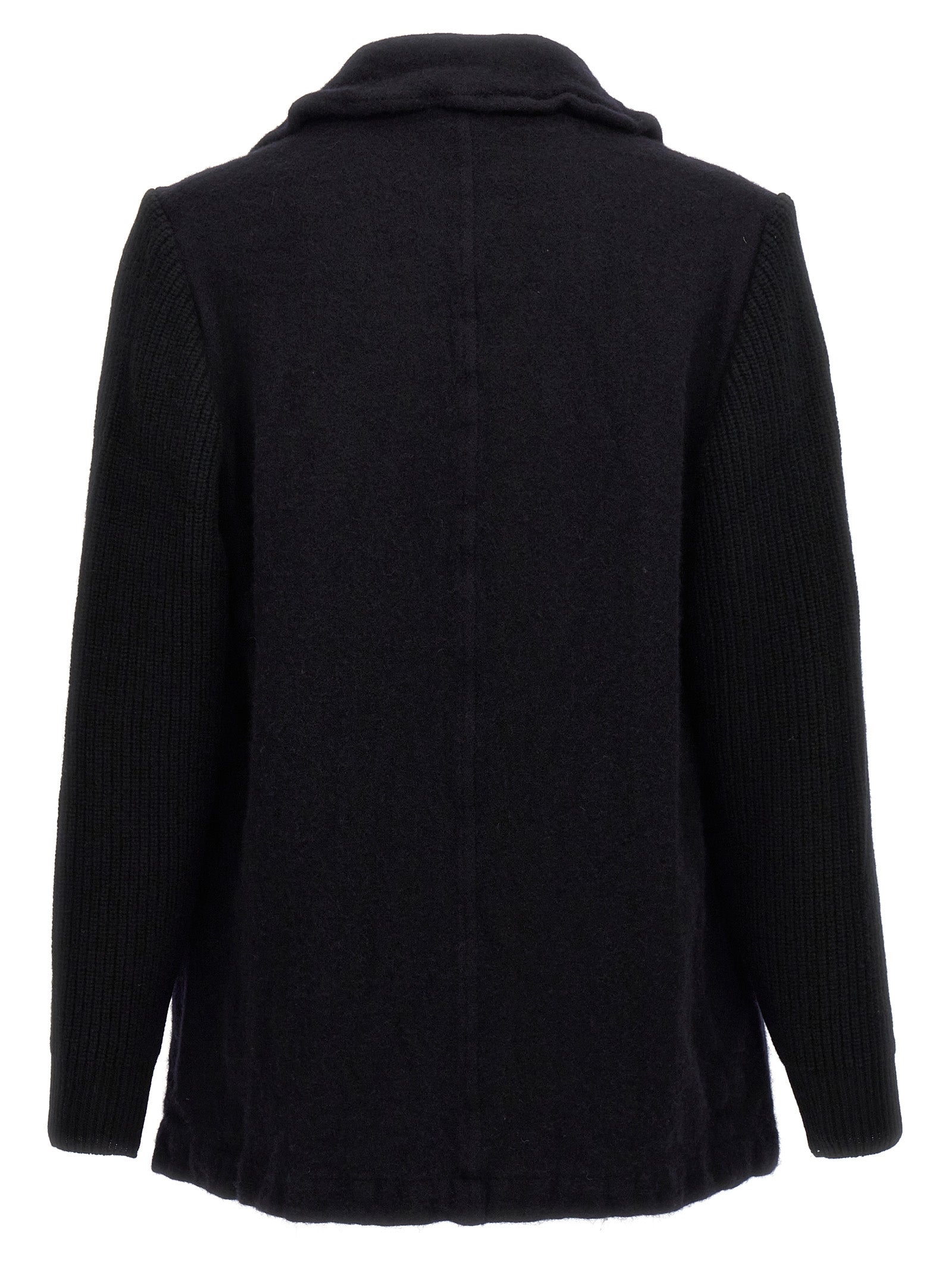 Comme des Garçons Shirt Blue Wool Coat