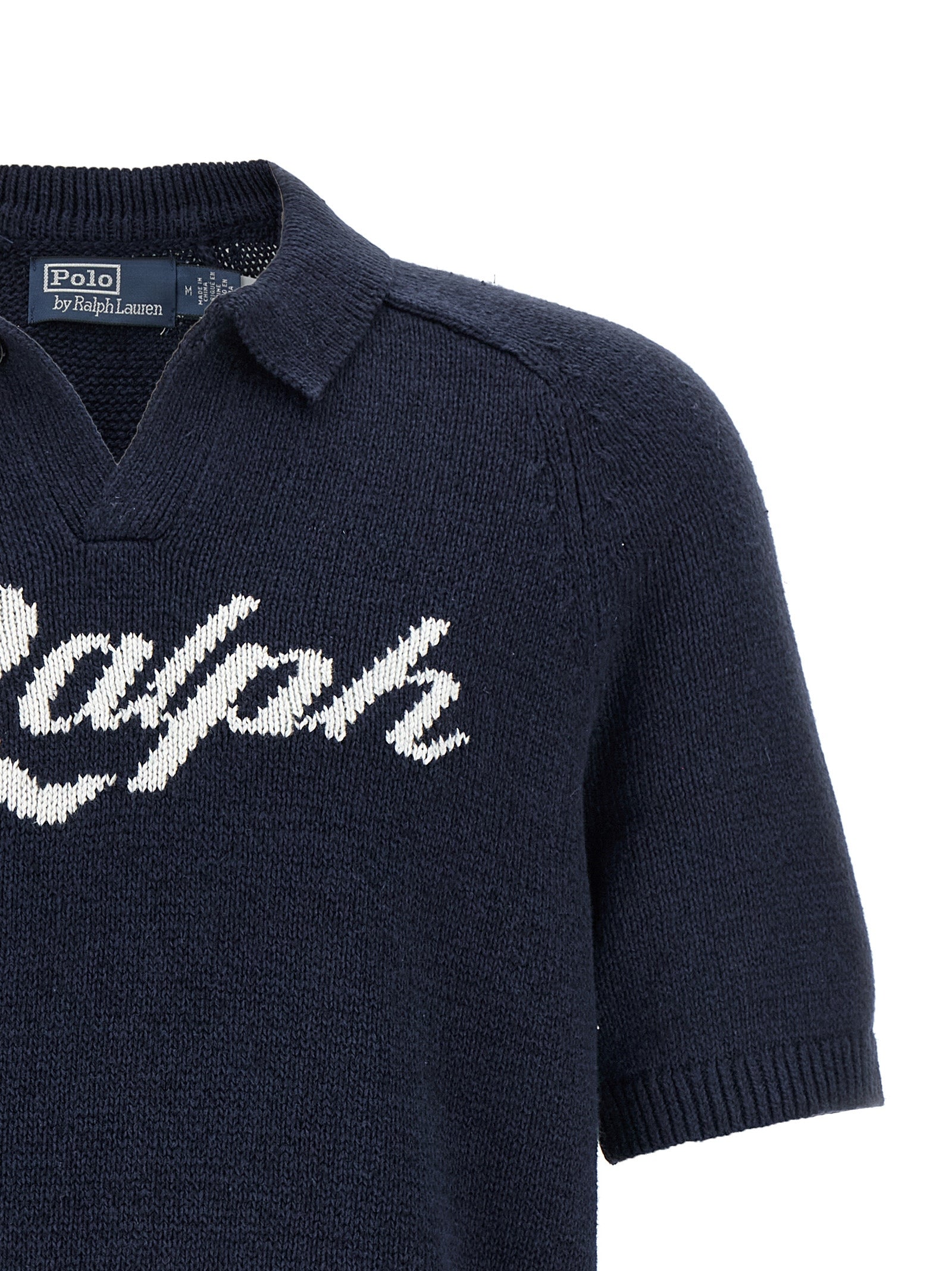 Polo Ralph Lauren Blue Linen Cotton Cardigan