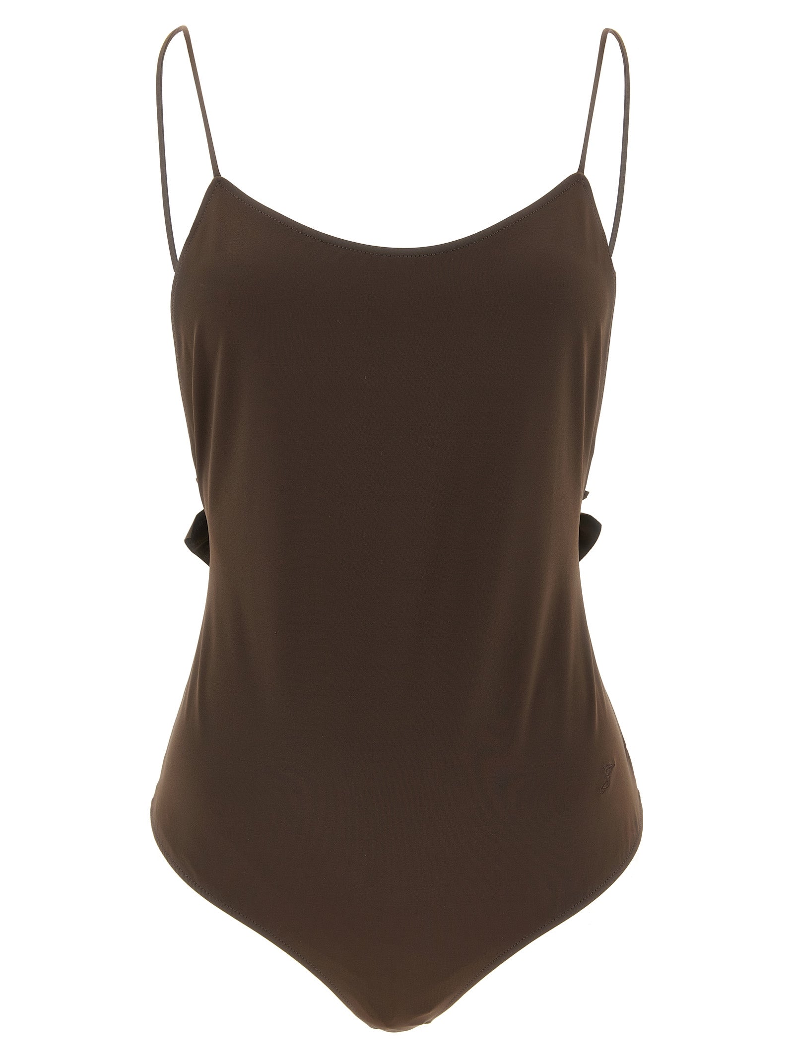 Jacquemus Brown One-Piece Swimsuit