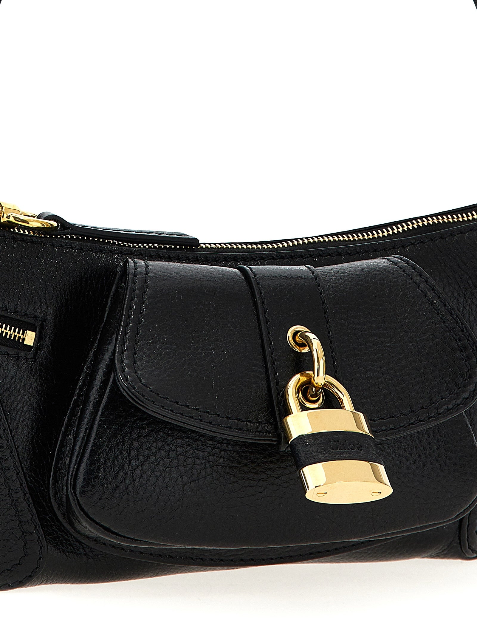 Chloé Black 99 Shoulder Bag Calf Leather