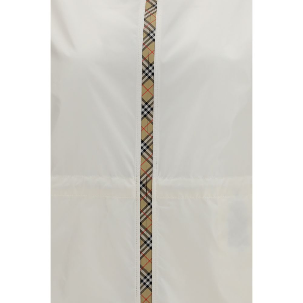 Burberry White Shell Jacket