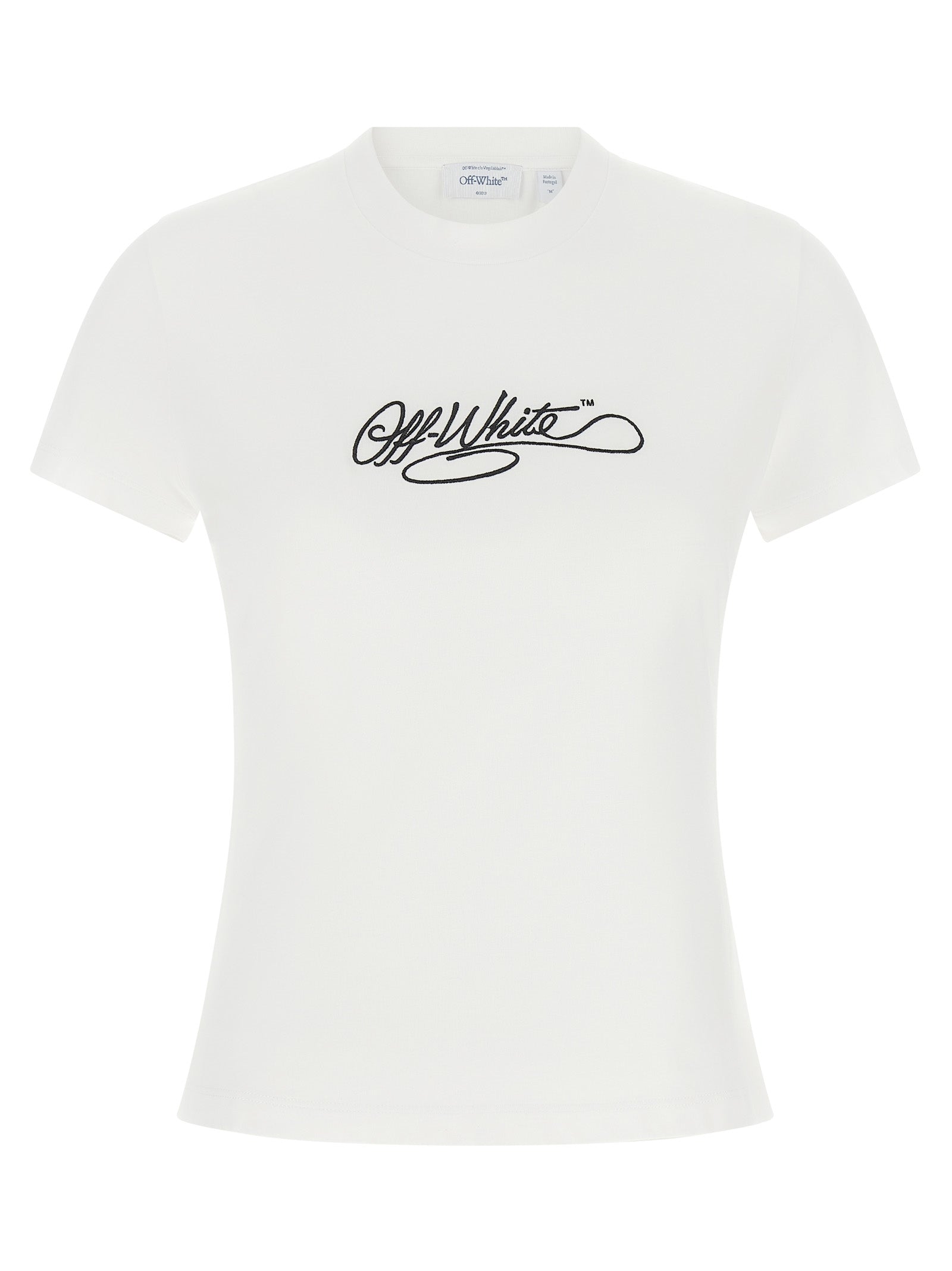 T-shirt Off-White en coton blanc