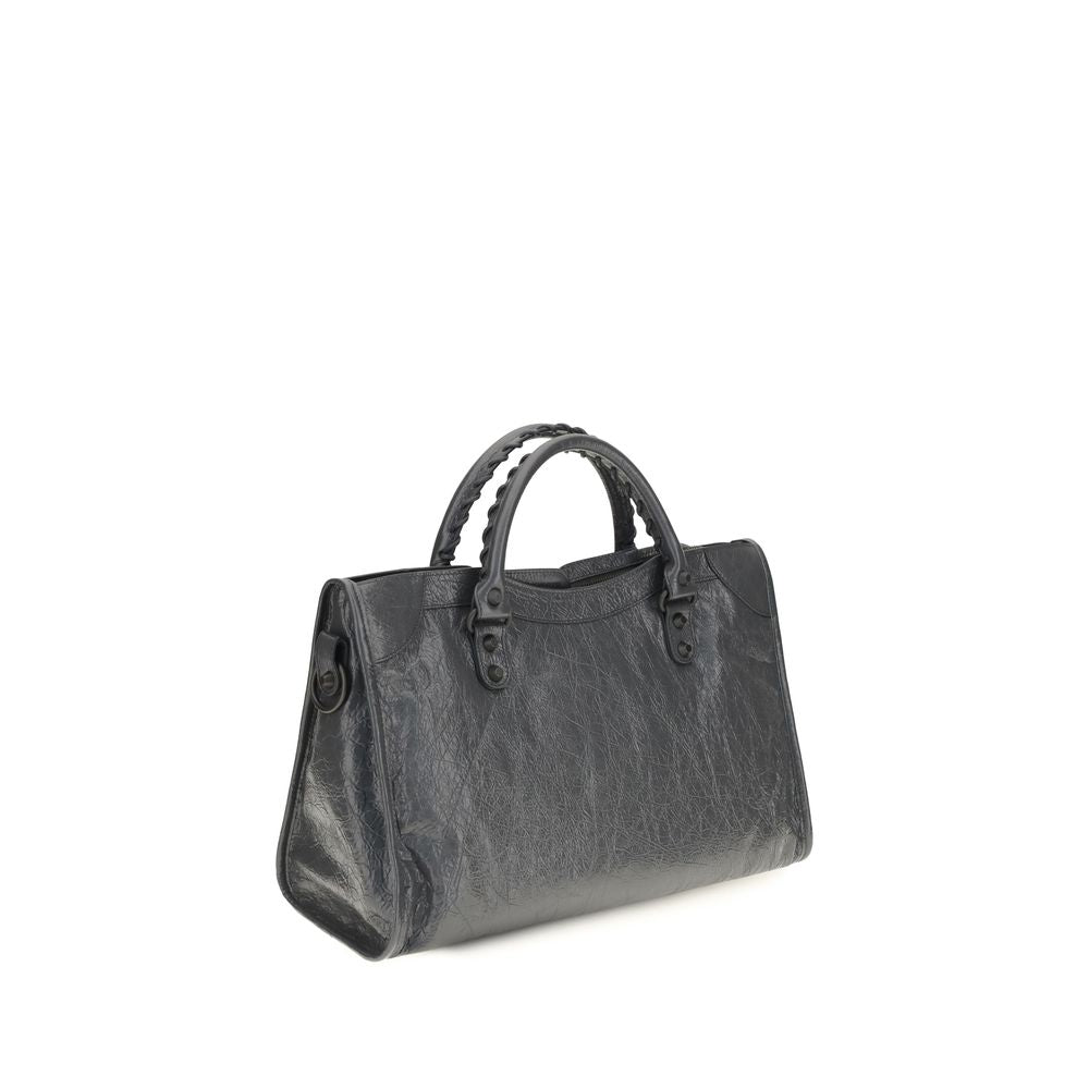 Balenciaga Gray Lamb Handbag
