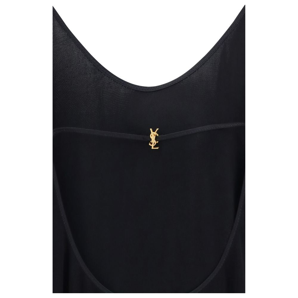 Saint Laurent Black Casual Dress