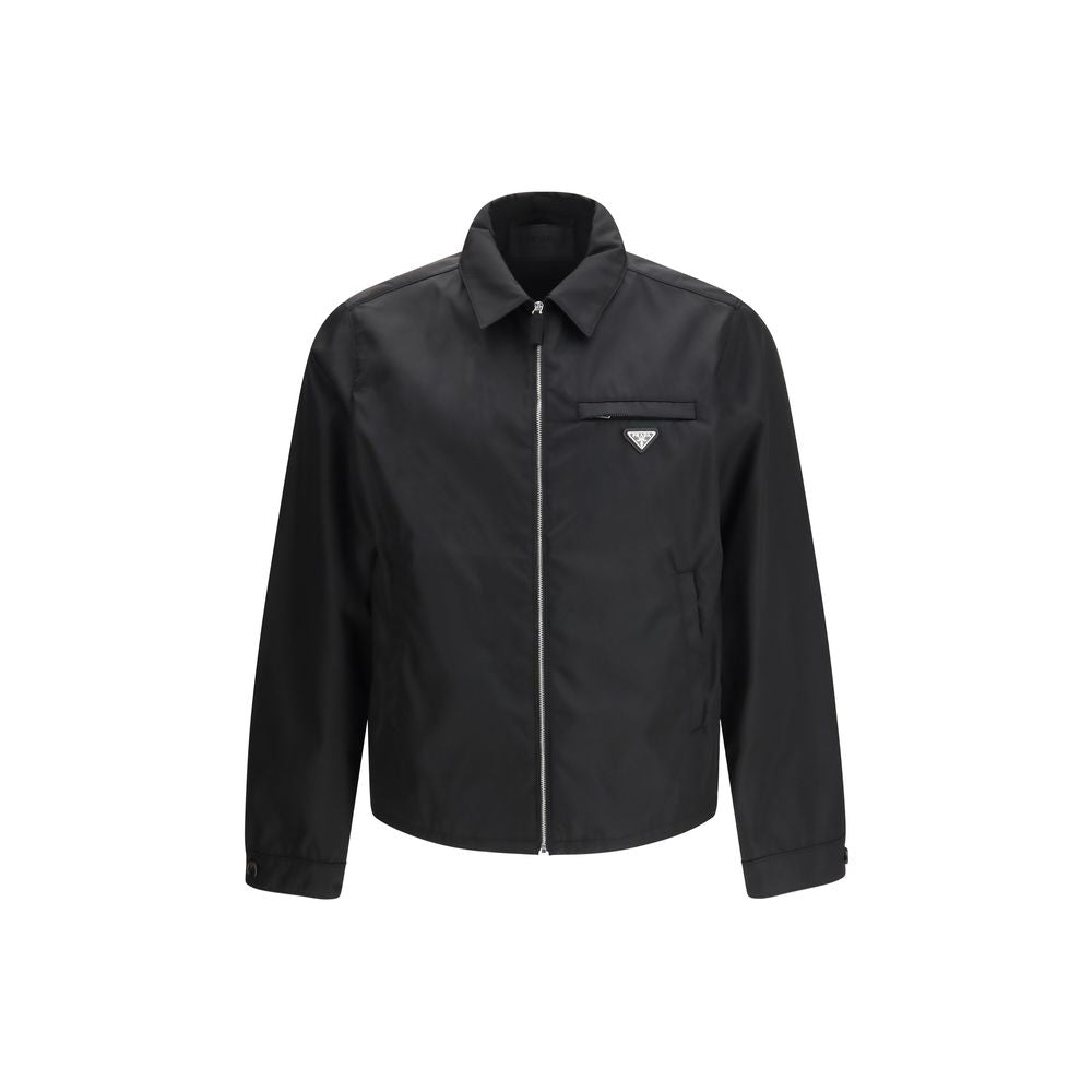 Prada Black Recycled Full-Length Jacket
