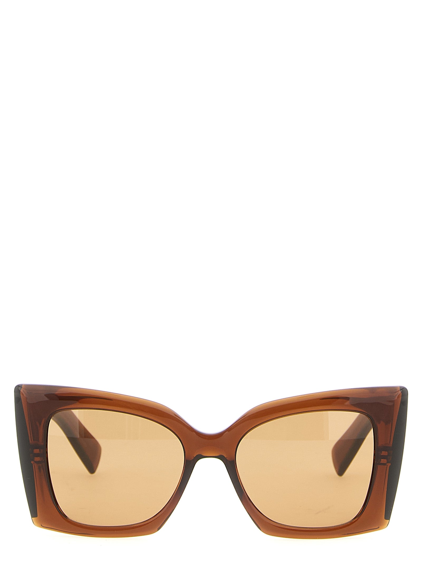 Lunettes de soleil Saint Laurent en acétate marron