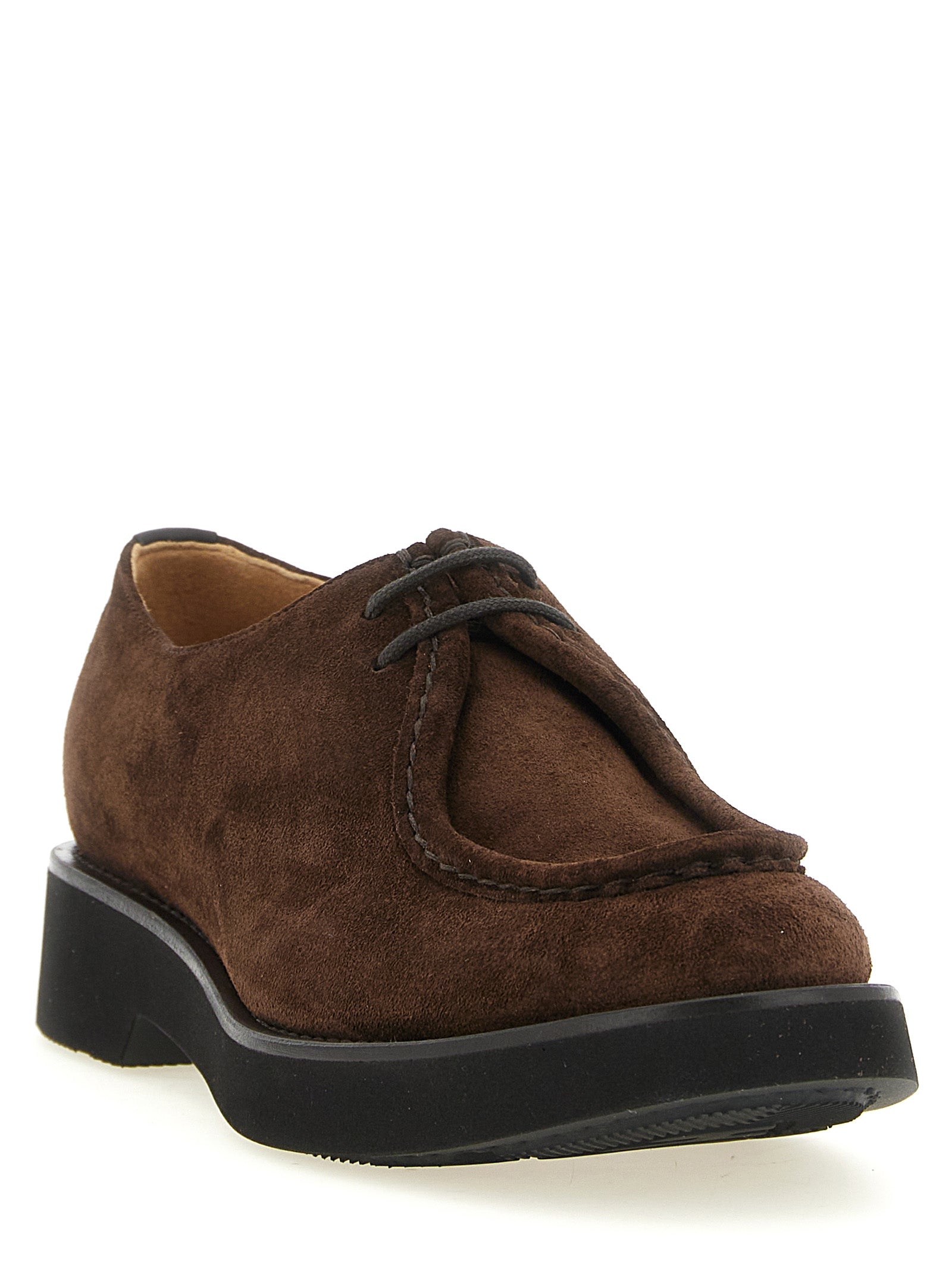 Church’s Brown Nelly Derby Lace-Up Leather Shoes