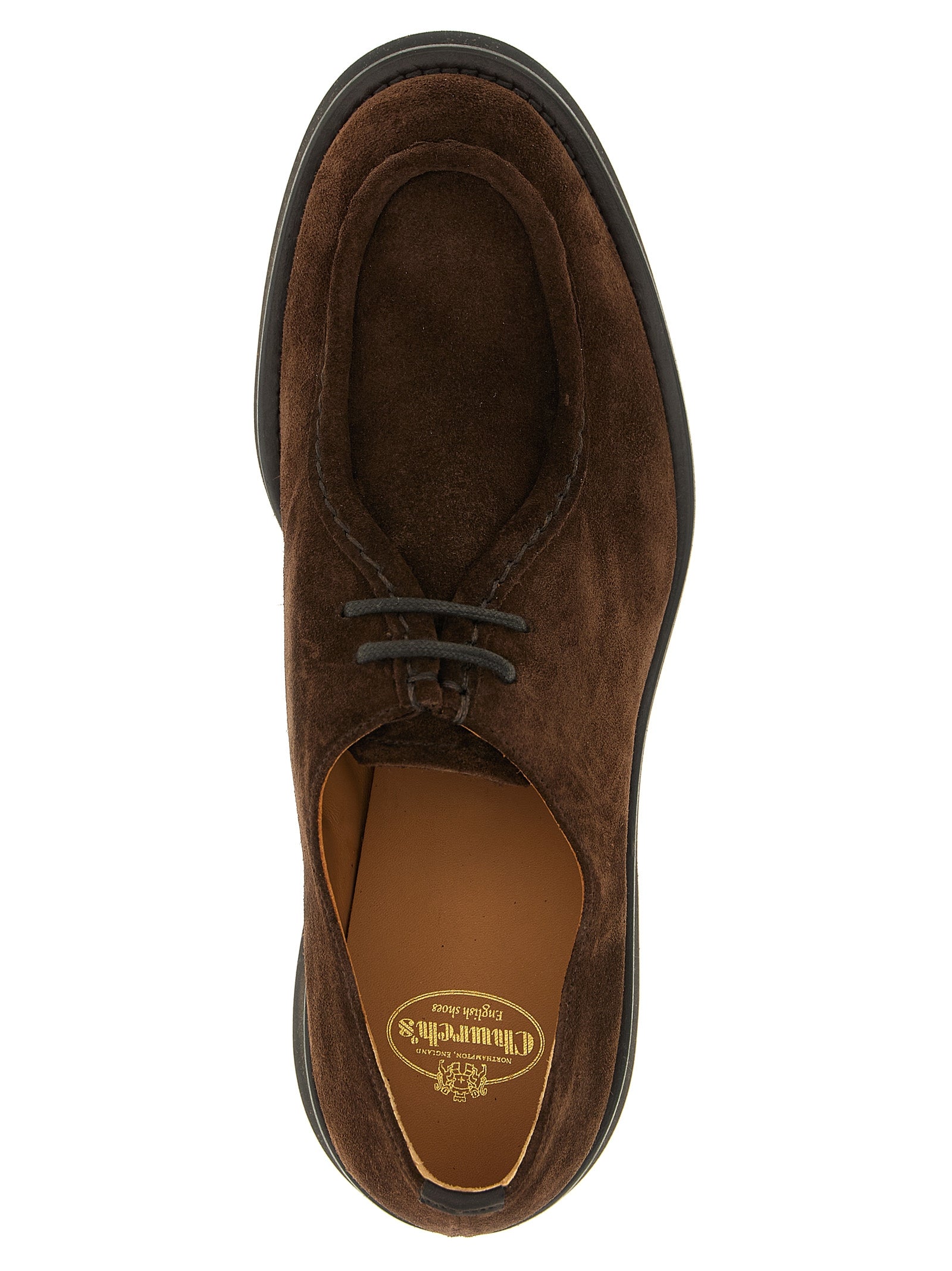 Church’s Brown Nelly Derby Lace-Up Leather Shoes