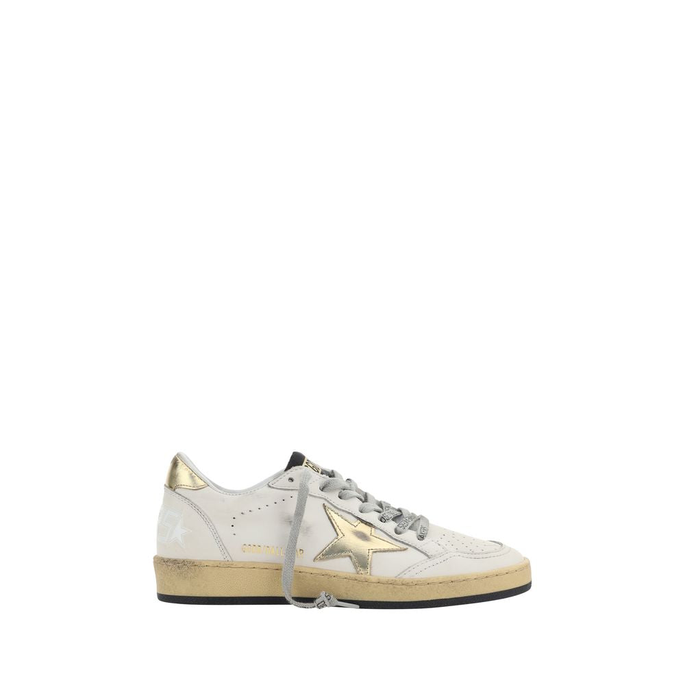 Golden Goose Weiße Kalbsleder Bos Taurus Sneakers