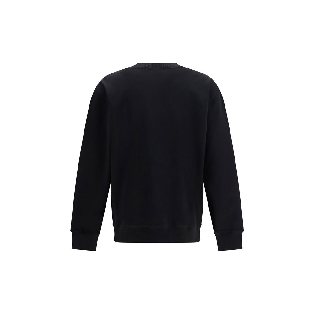 Sweat-shirt Balmain en coton noir