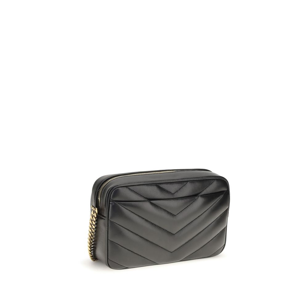 Saint Laurent Black Lamb Shoulder Bag