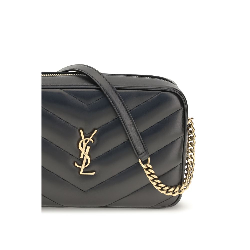 Saint Laurent Black Lamb Shoulder Bag