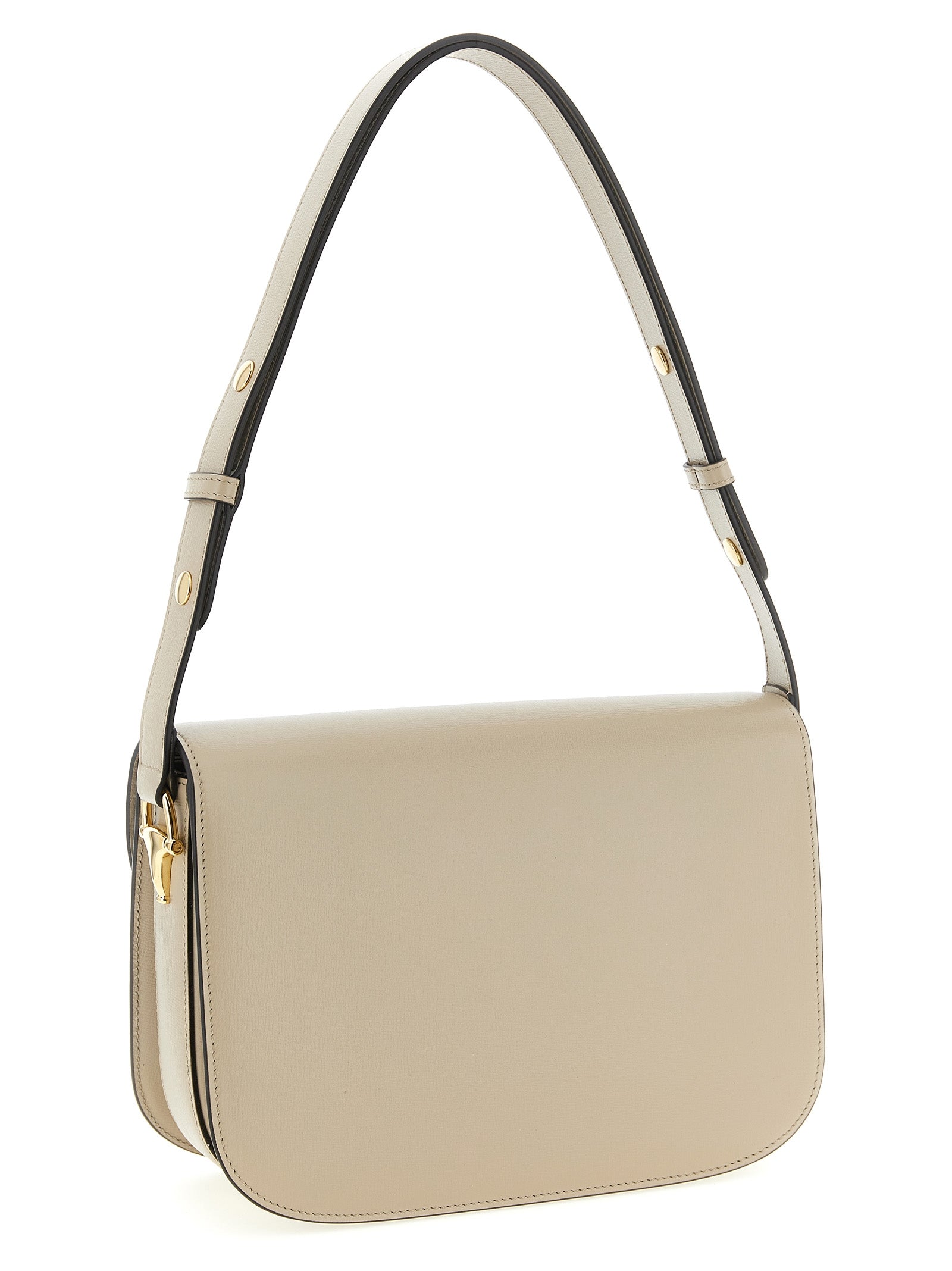 Gucci Beige Horsebit 1955 Shoulder Bag Calf Leather
