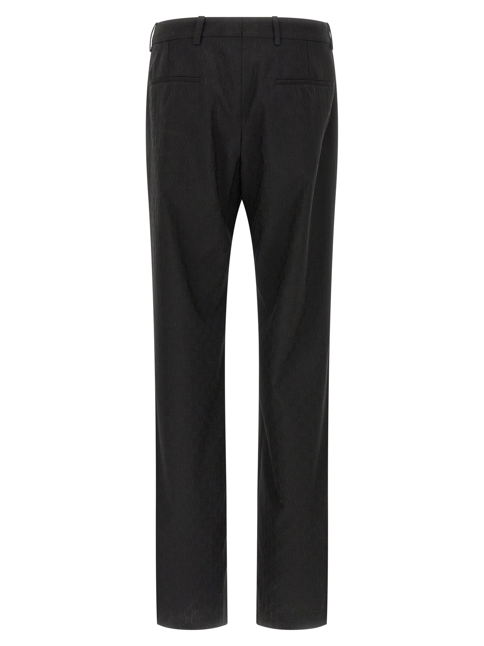 Gucci Black Wool Blend Dress Pants