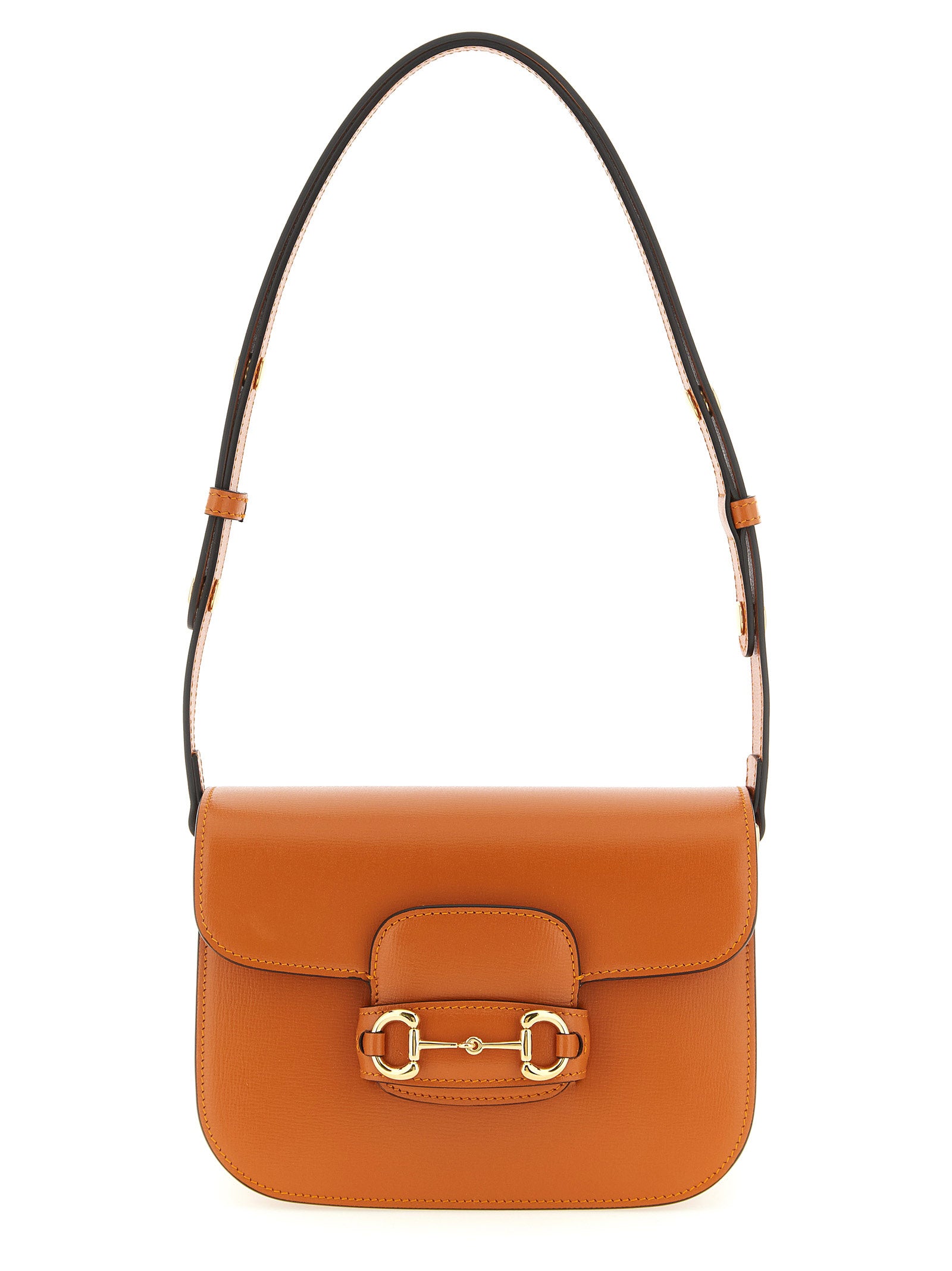 Gucci Orange Calfskin Shoulder Bag