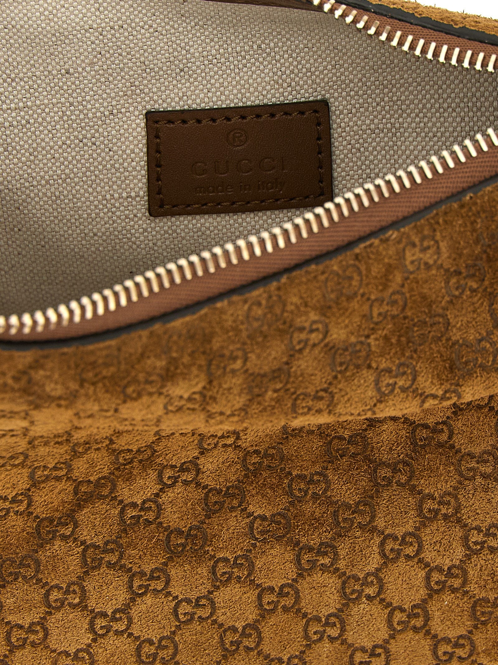 Gucci Brown Small Gucci B Shoulder Bag Calf Leather