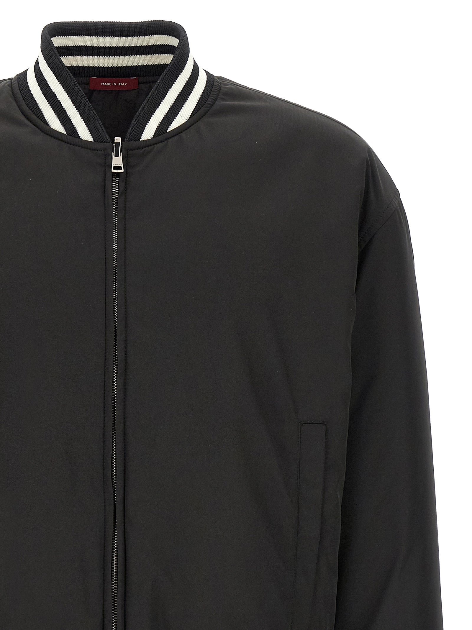 Gucci Bicolor Bomber aus Polyester