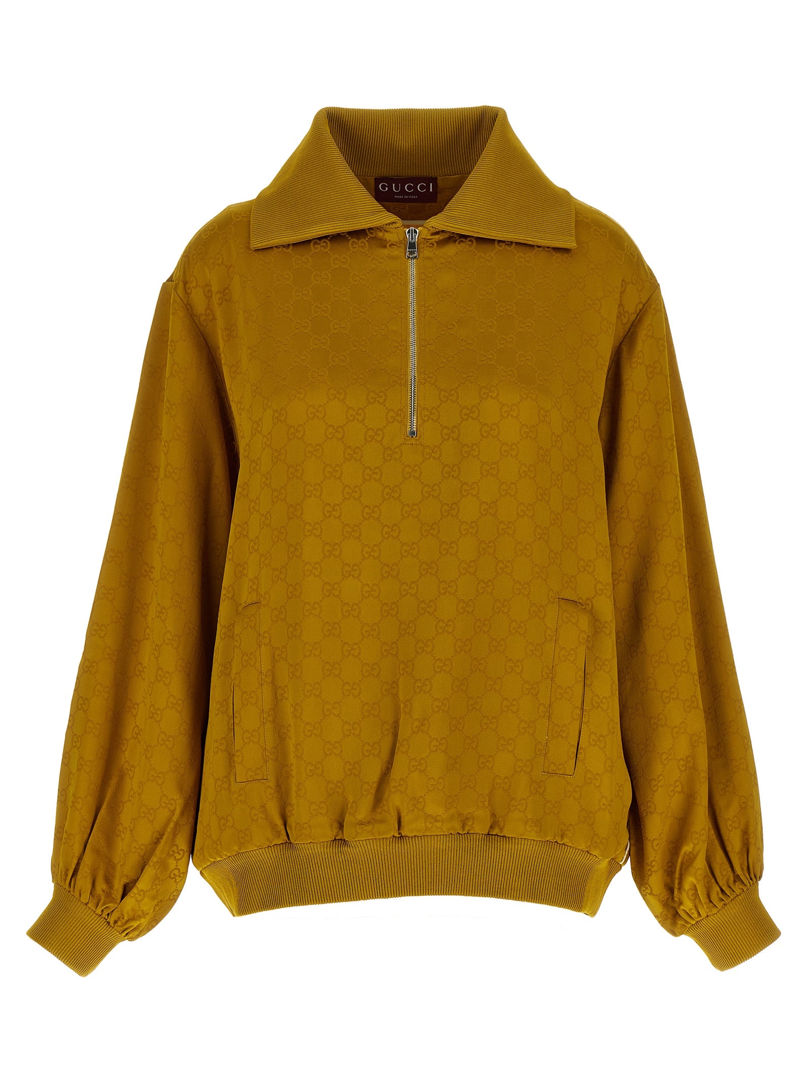 Gucci Yellow Bicolor Viscose Acetate Cardigan