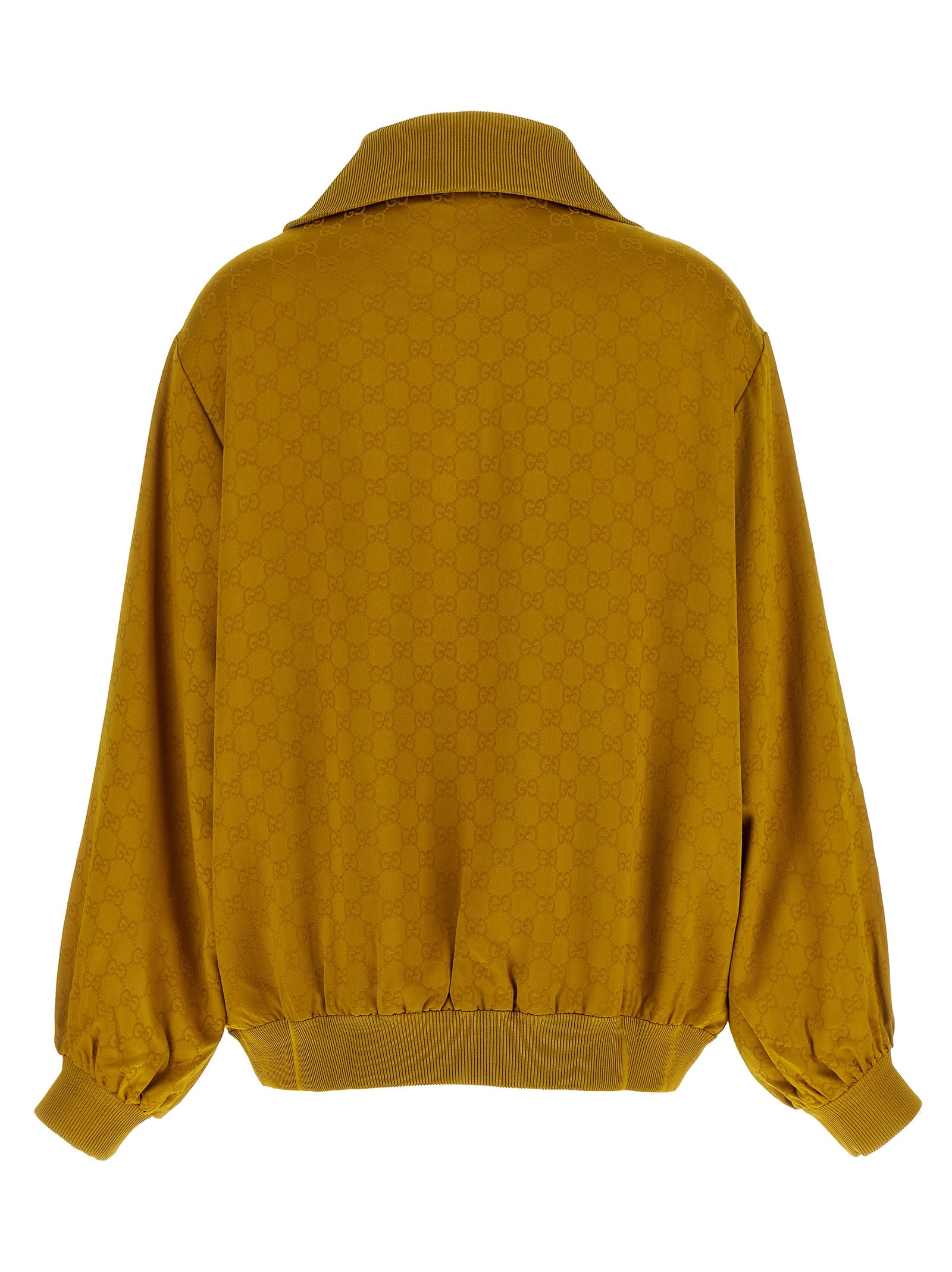 Gucci Yellow Bicolor Viscose Acetate Cardigan