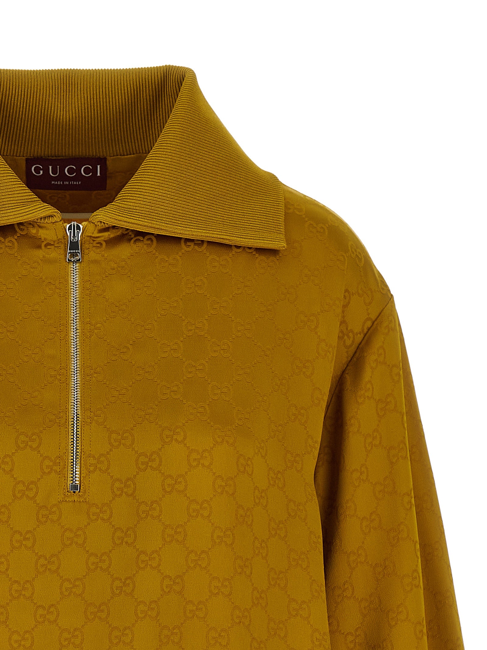 Gucci Yellow Bicolor Viscose Acetate Cardigan