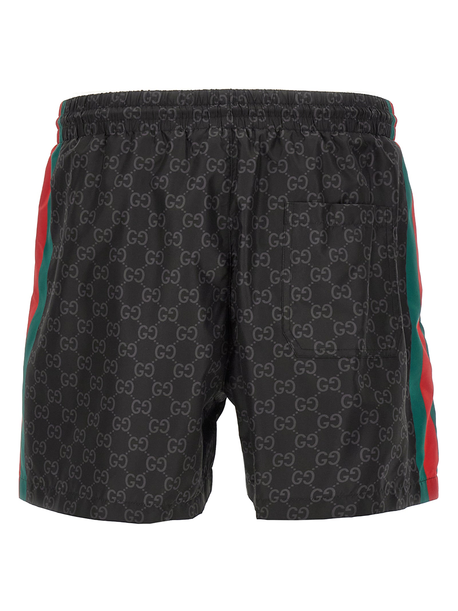Gucci Black Nylon Swim Shorts