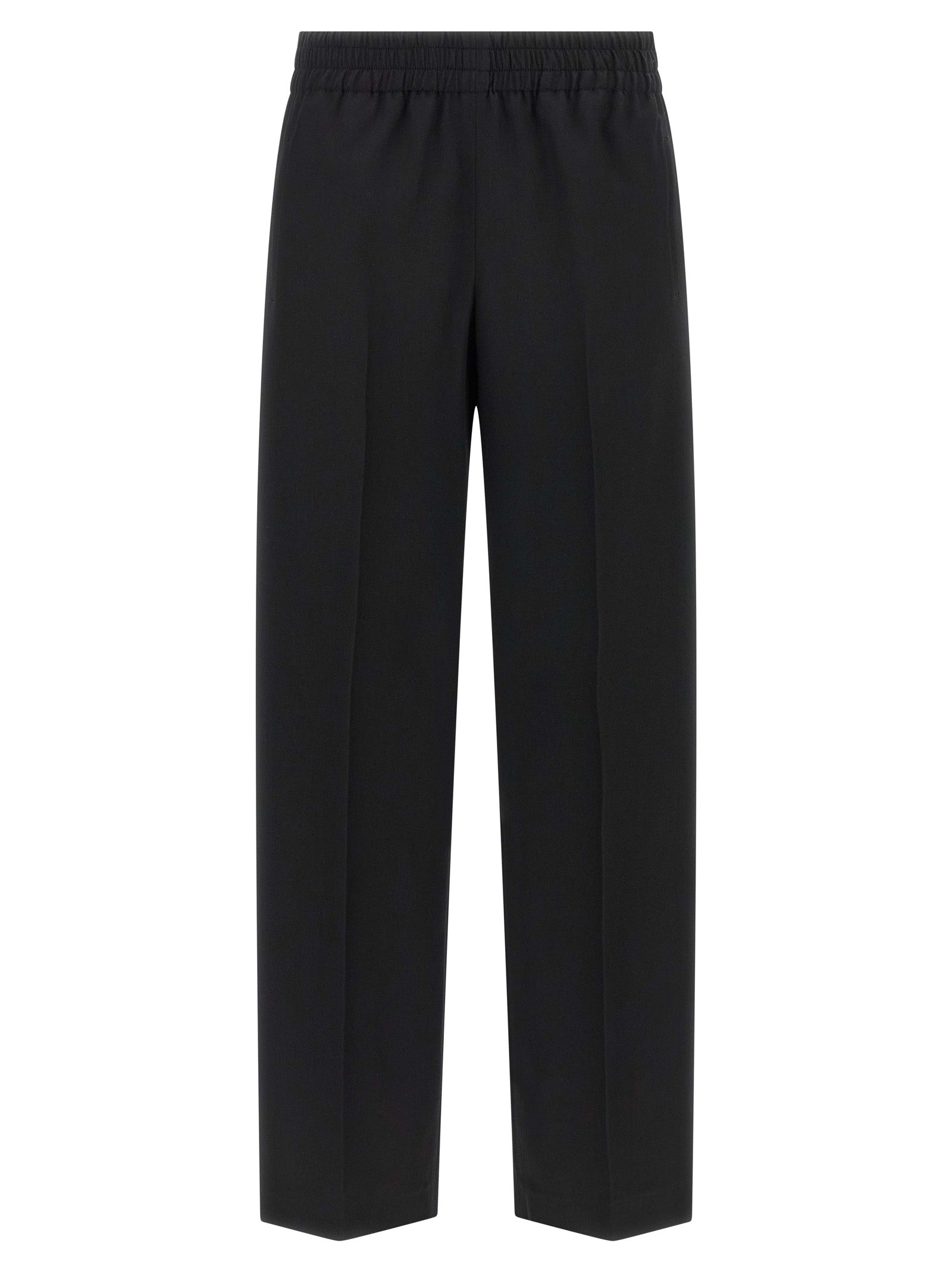 Golden Goose Pantalon décontracté en laine vierge noir