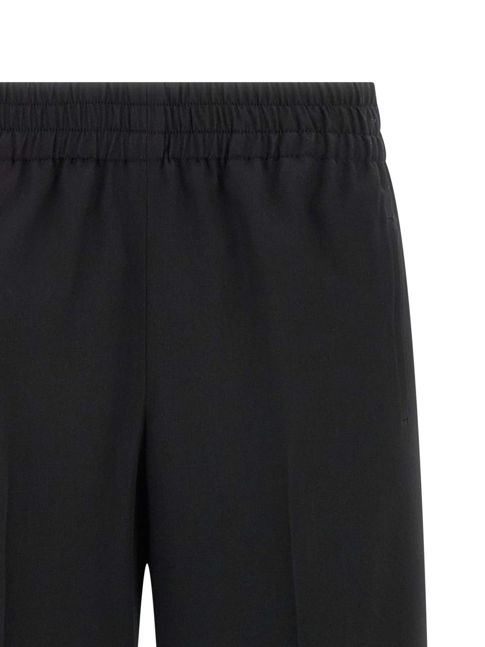 Golden Goose Pantalon décontracté en laine vierge noir