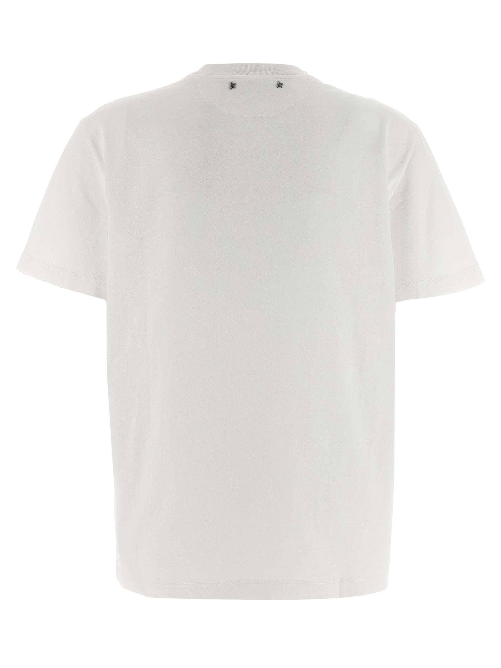 Golden Goose T-Shirt aus weißer Baumwolle