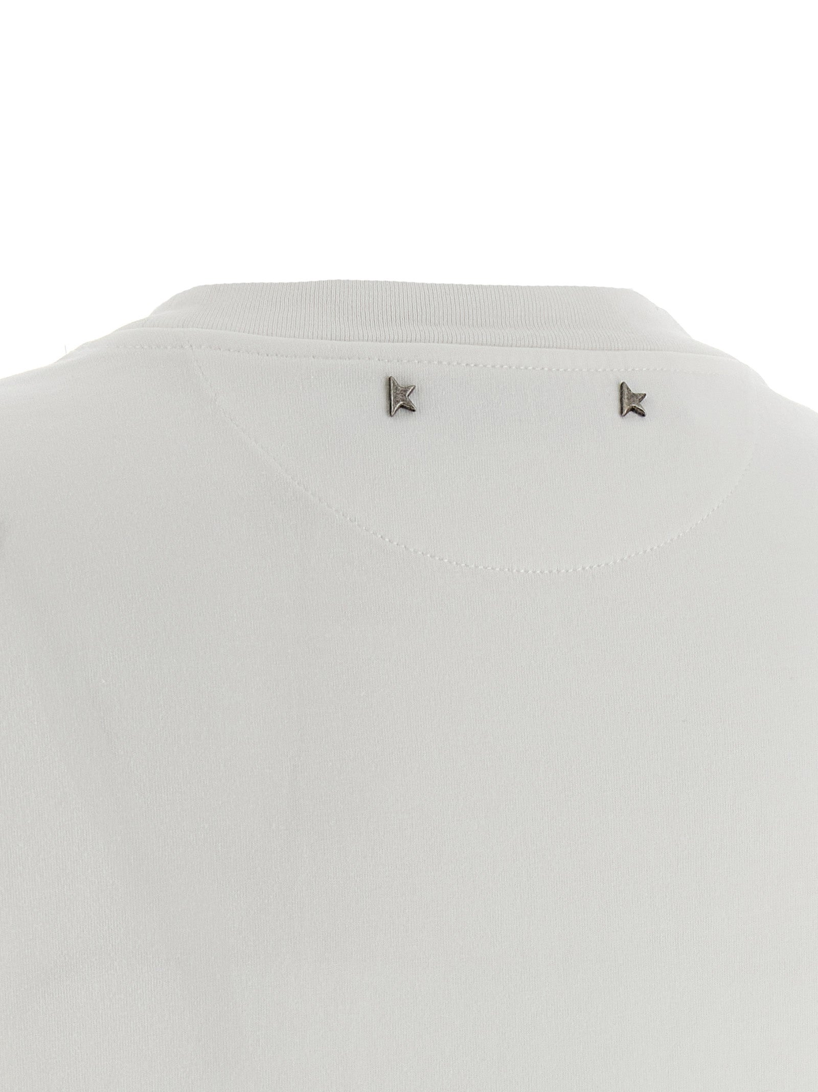 Golden Goose T-Shirt aus weißer Baumwolle