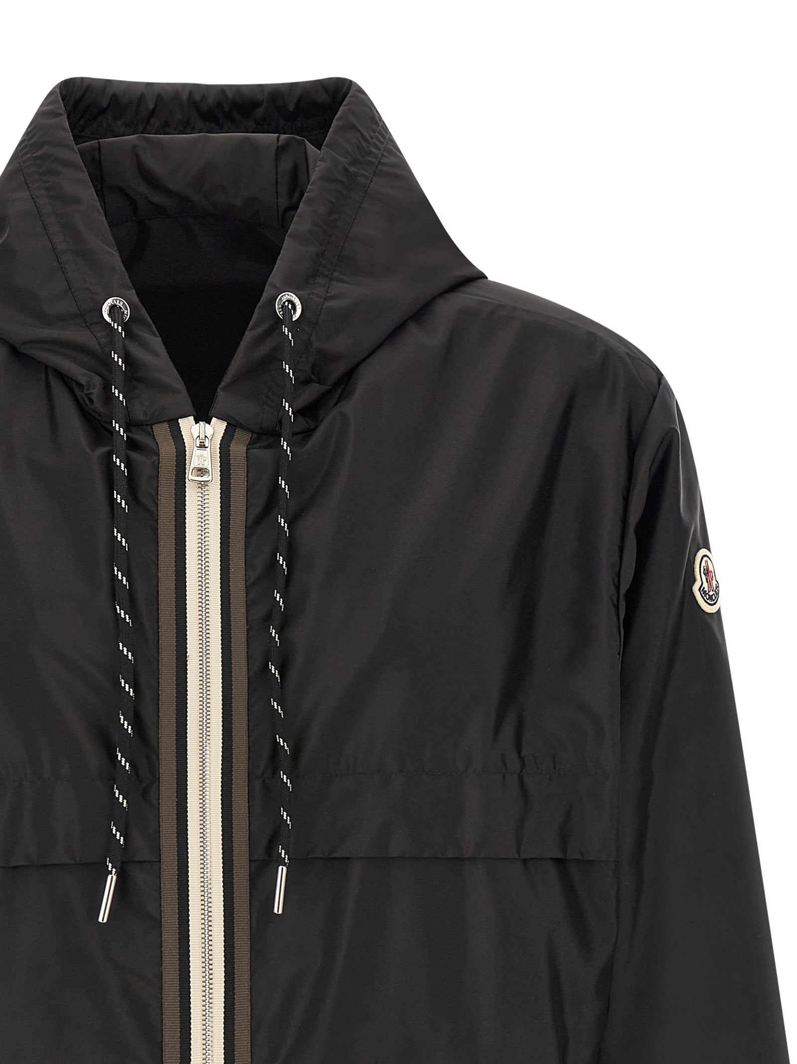 Moncler Black Nidge Nylon Shell Jacket