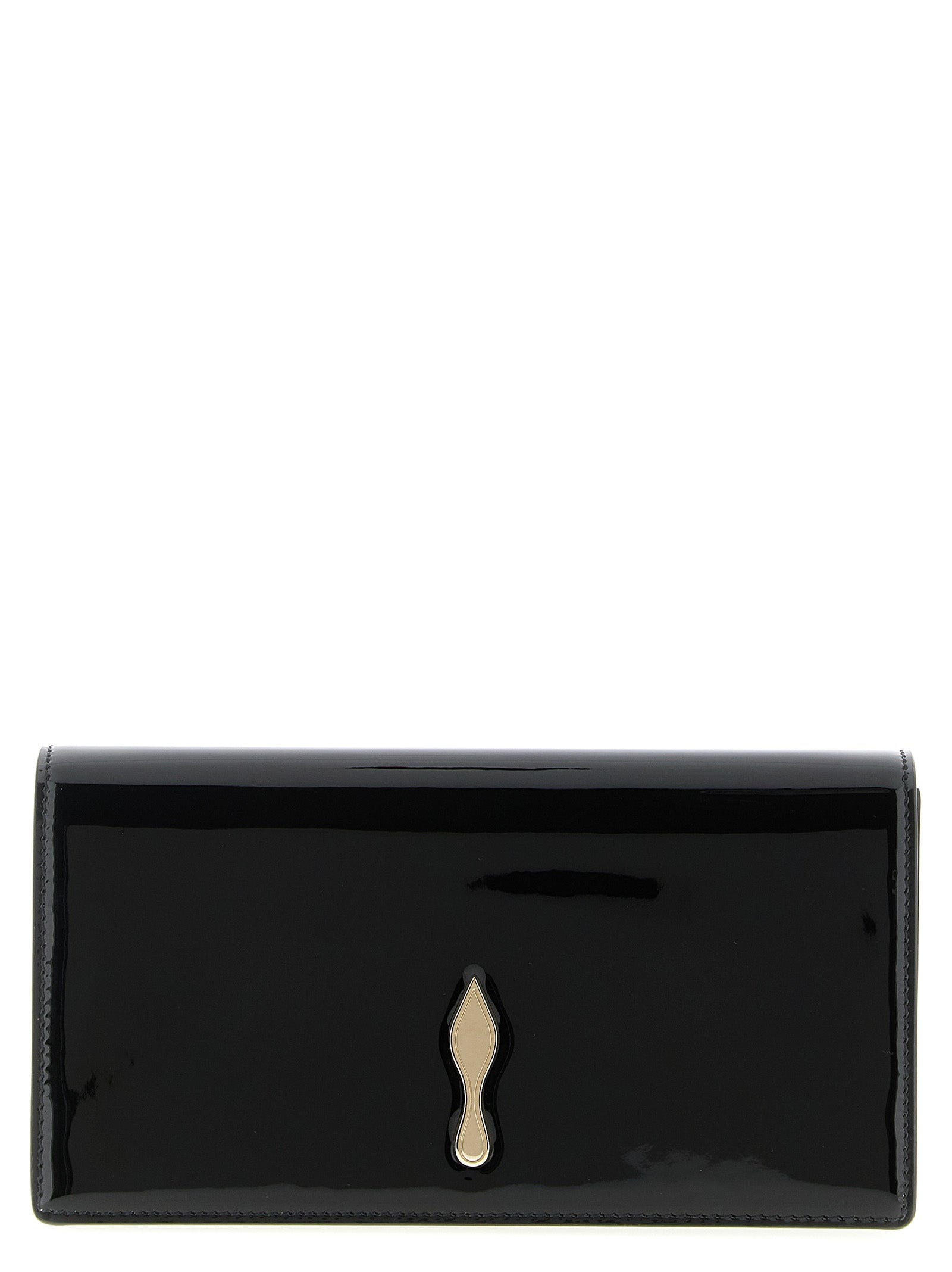 Christian Louboutin Black Bettina Clutch Calf Leather