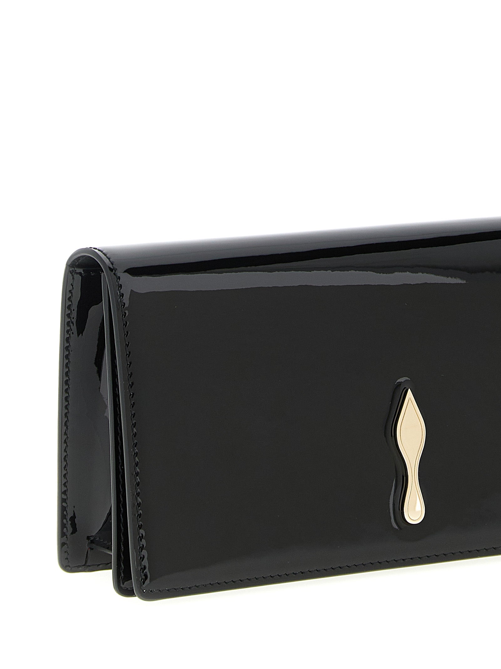 Christian Louboutin Black Bettina Clutch Calf Leather