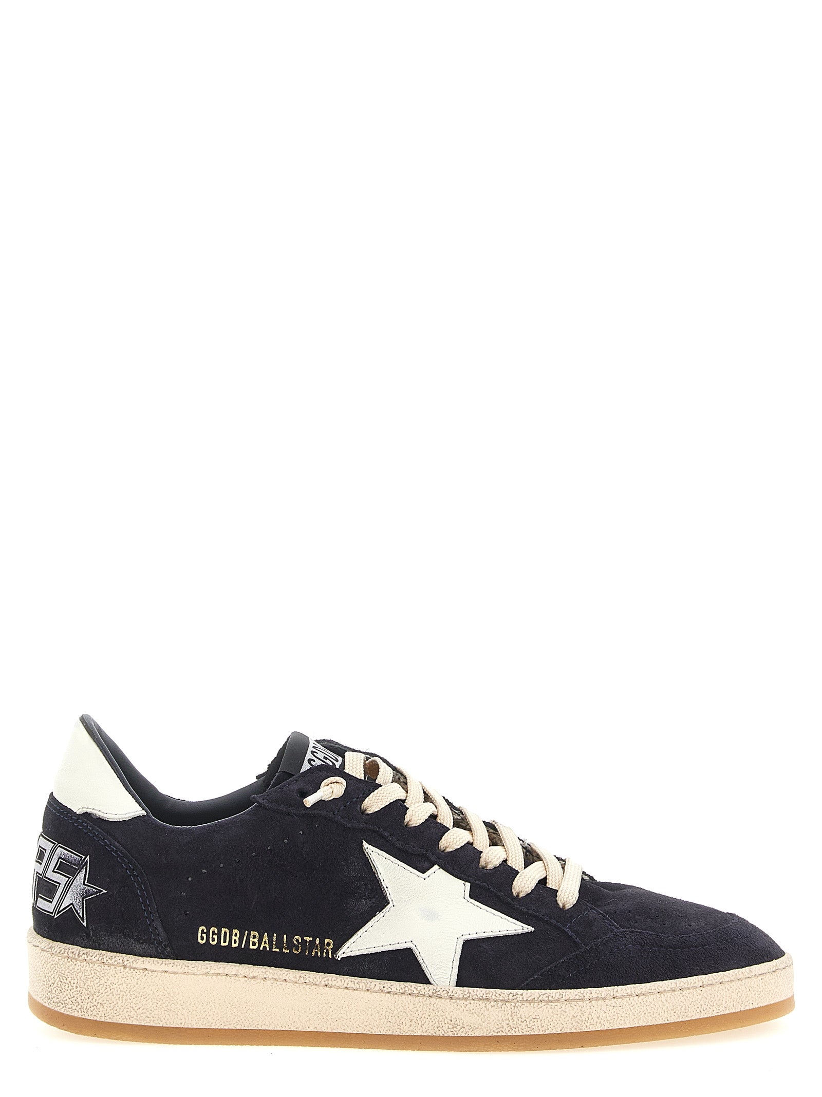 Golden Goose Blue Ball Star Low Top Sneakers Leather