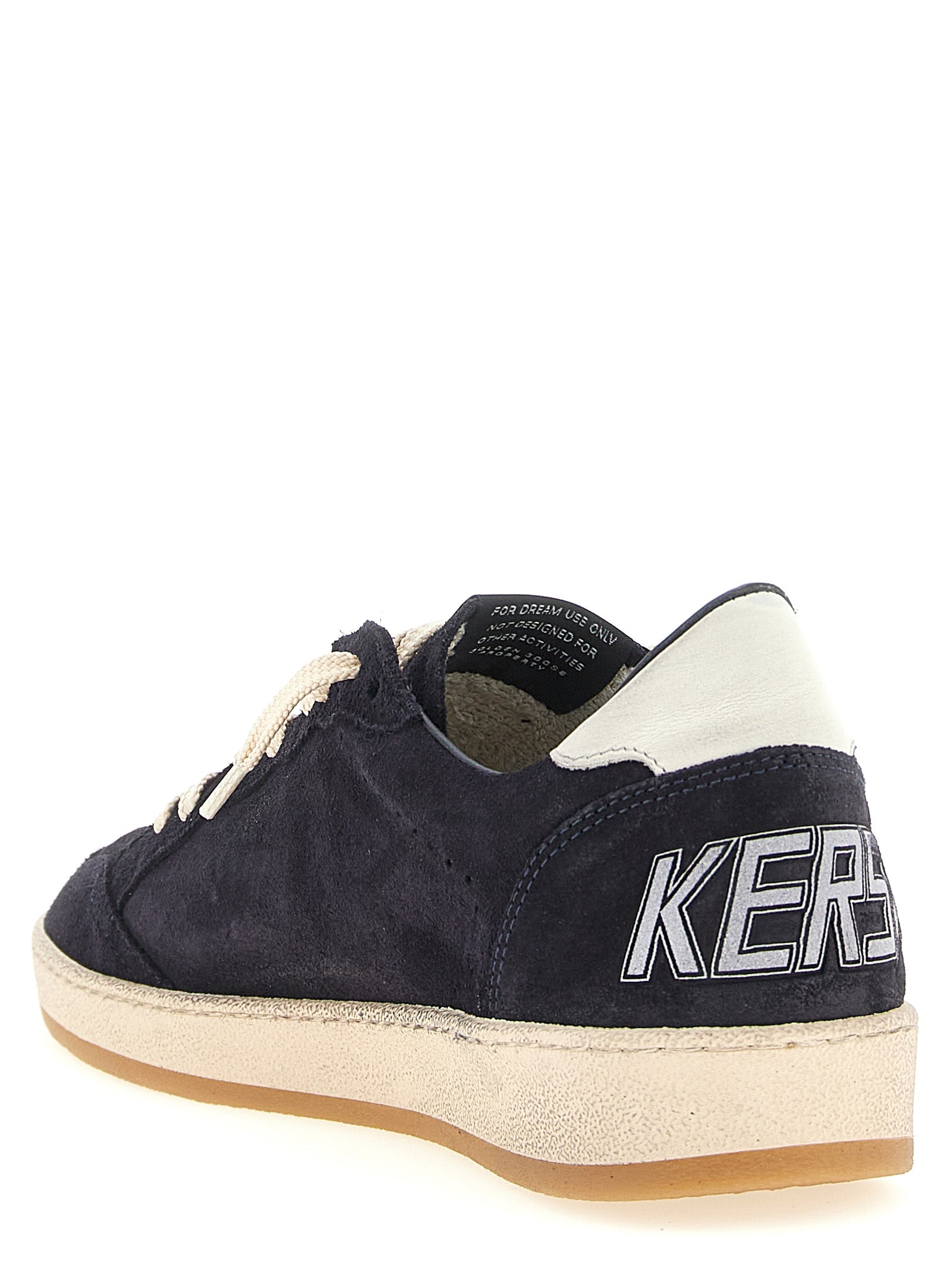 Golden Goose Blue Ball Star Low Top Sneakers Leather