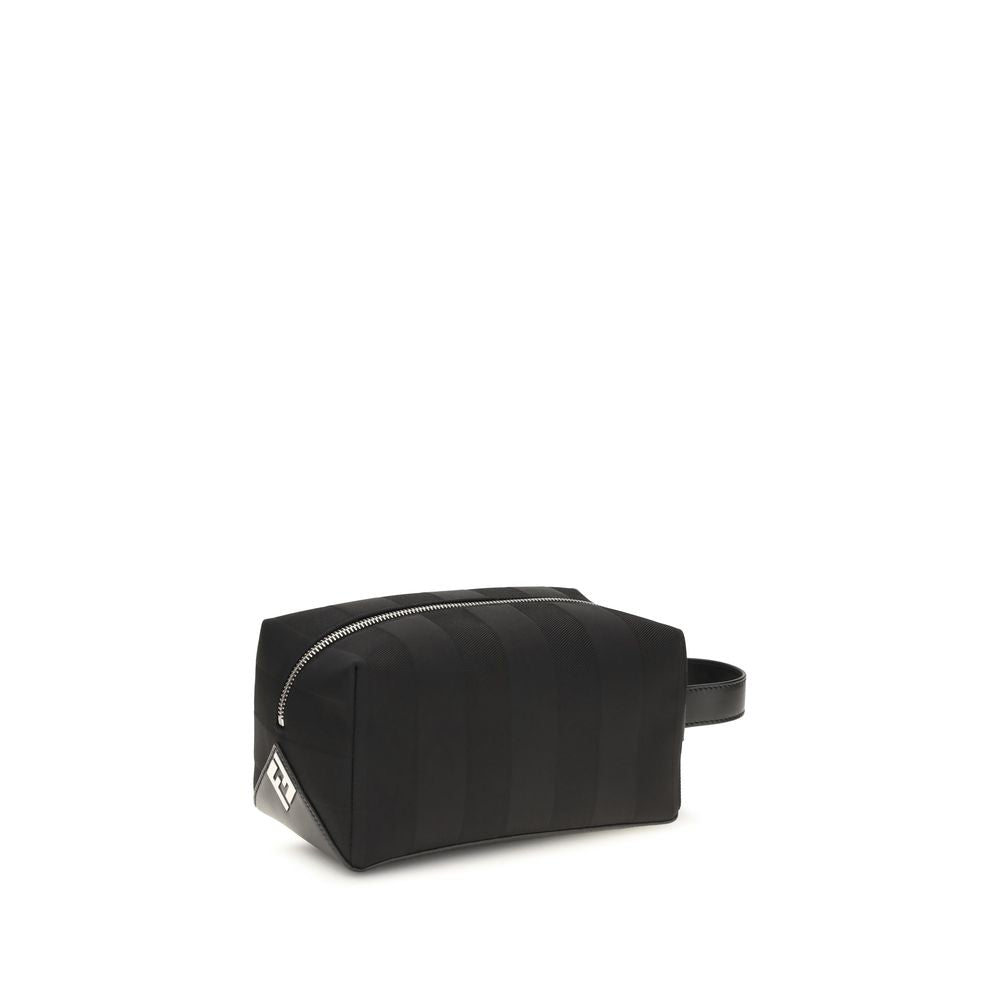 Portefeuille Fendi en polyamide beige
