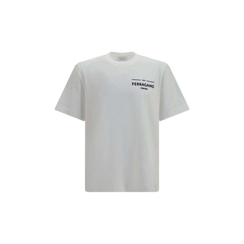 T-shirt en coton blanc Ferragamo
