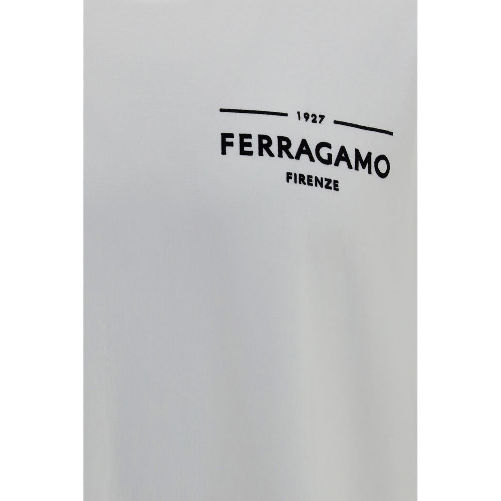 T-shirt en coton blanc Ferragamo