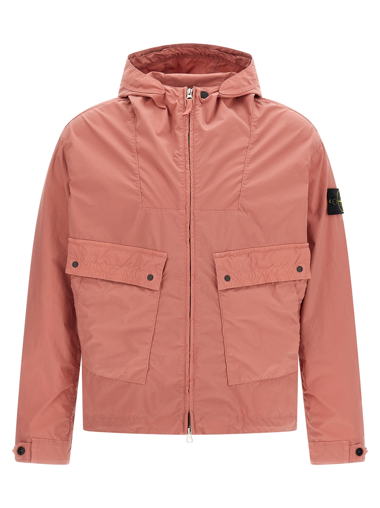 Stone Island Pink Shell Synthetic Jacket